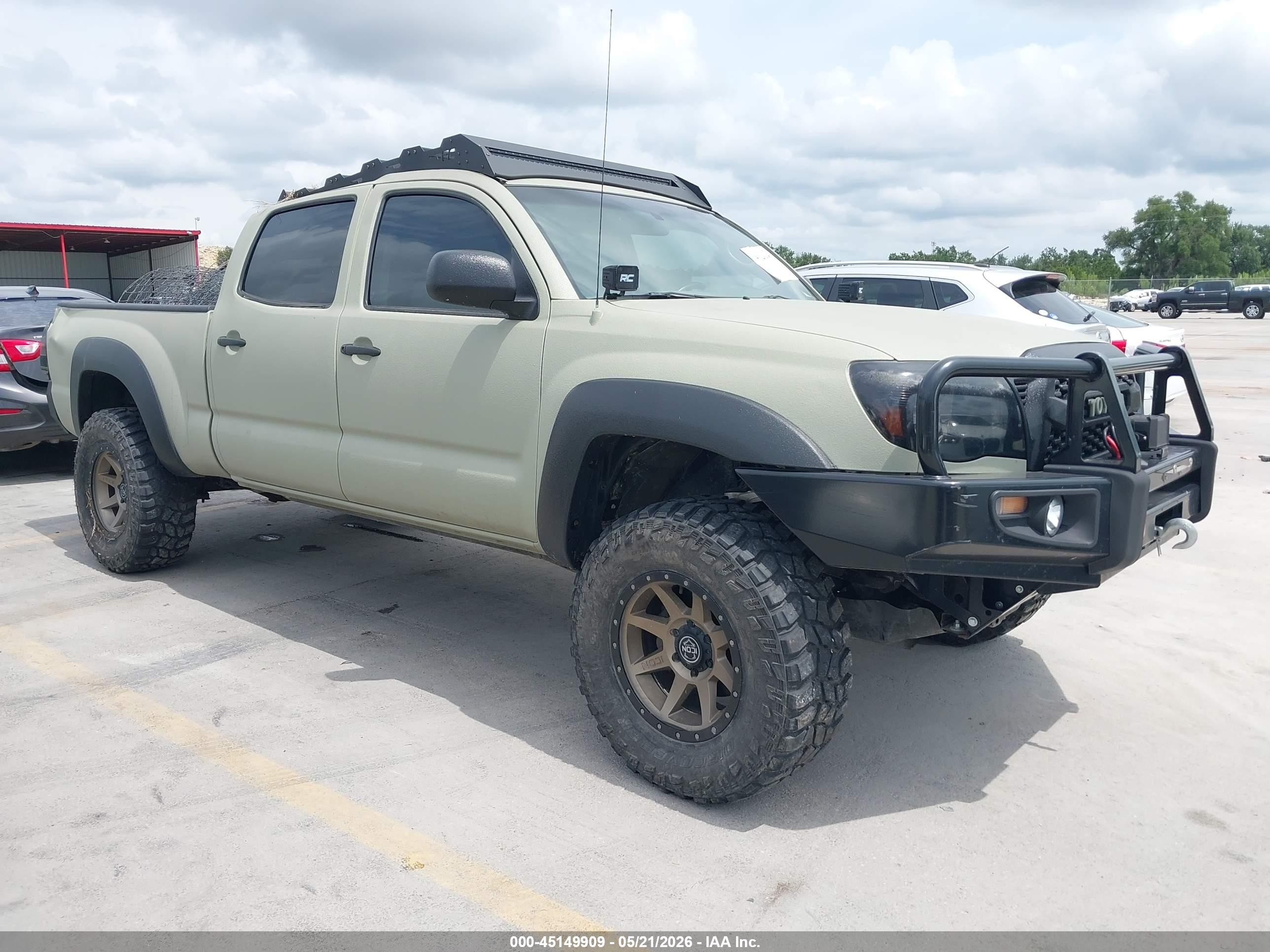 2005 Toyota Tacoma Base V6 Зеленый vin: 5TEMU52N15Z062719