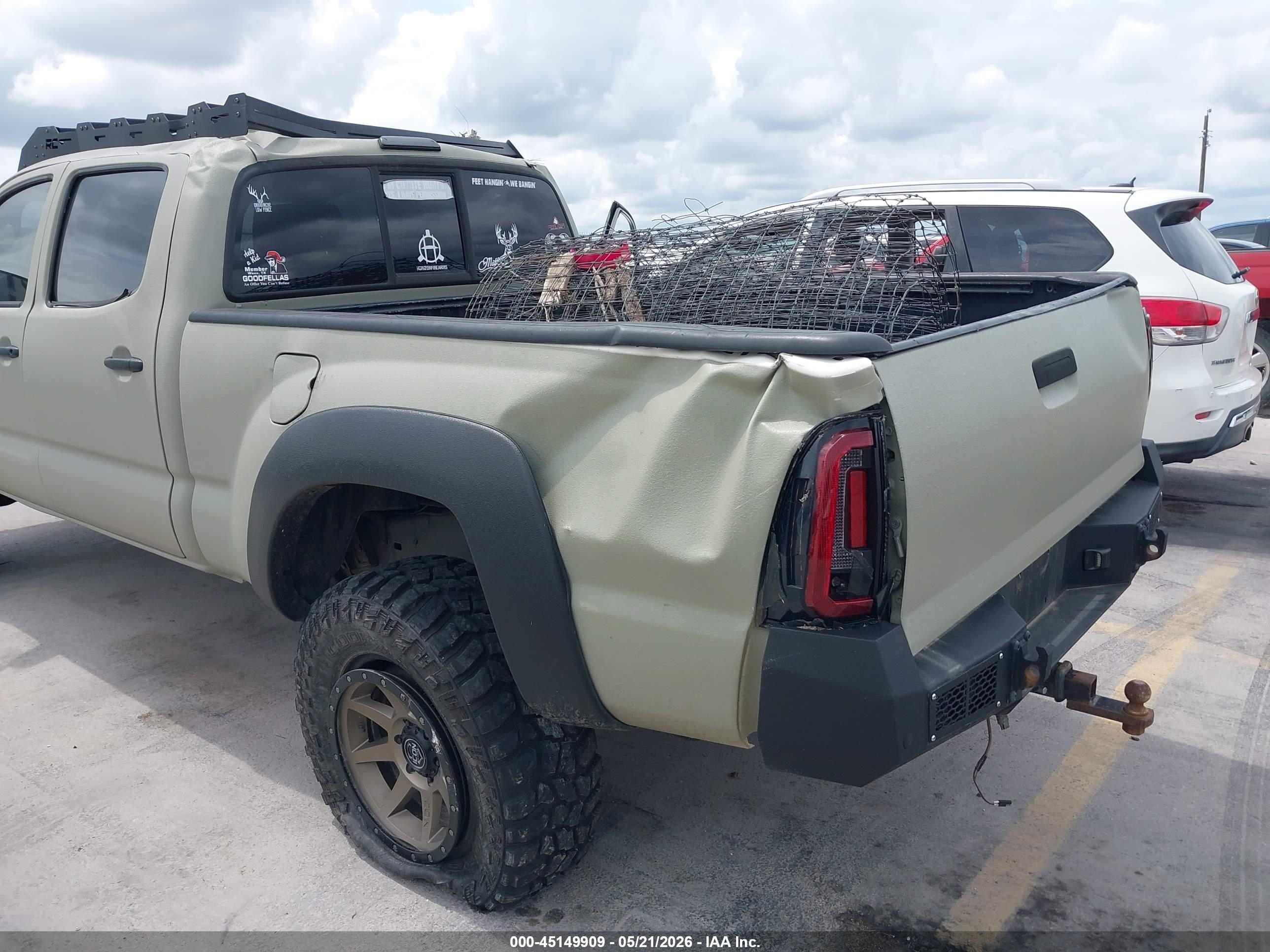2005 Toyota Tacoma Base V6 Green vin: 5TEMU52N15Z062719