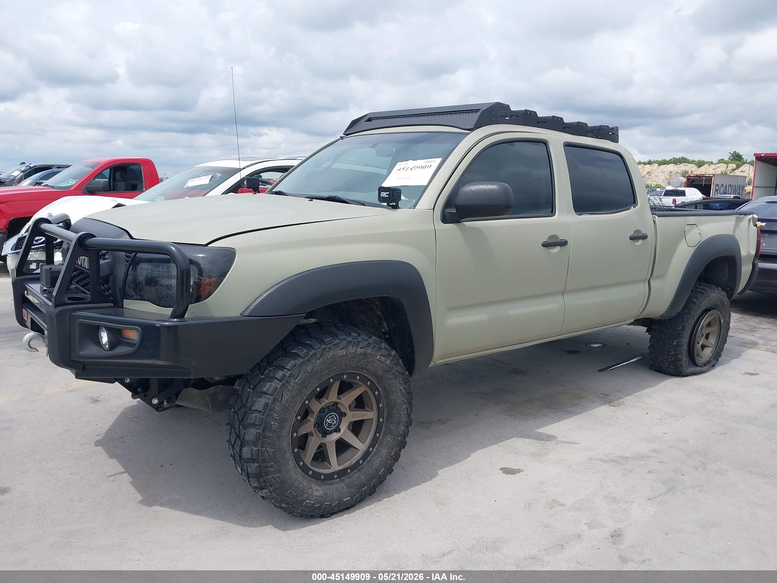 2005 Toyota Tacoma Base V6 Green vin: 5TEMU52N15Z062719
