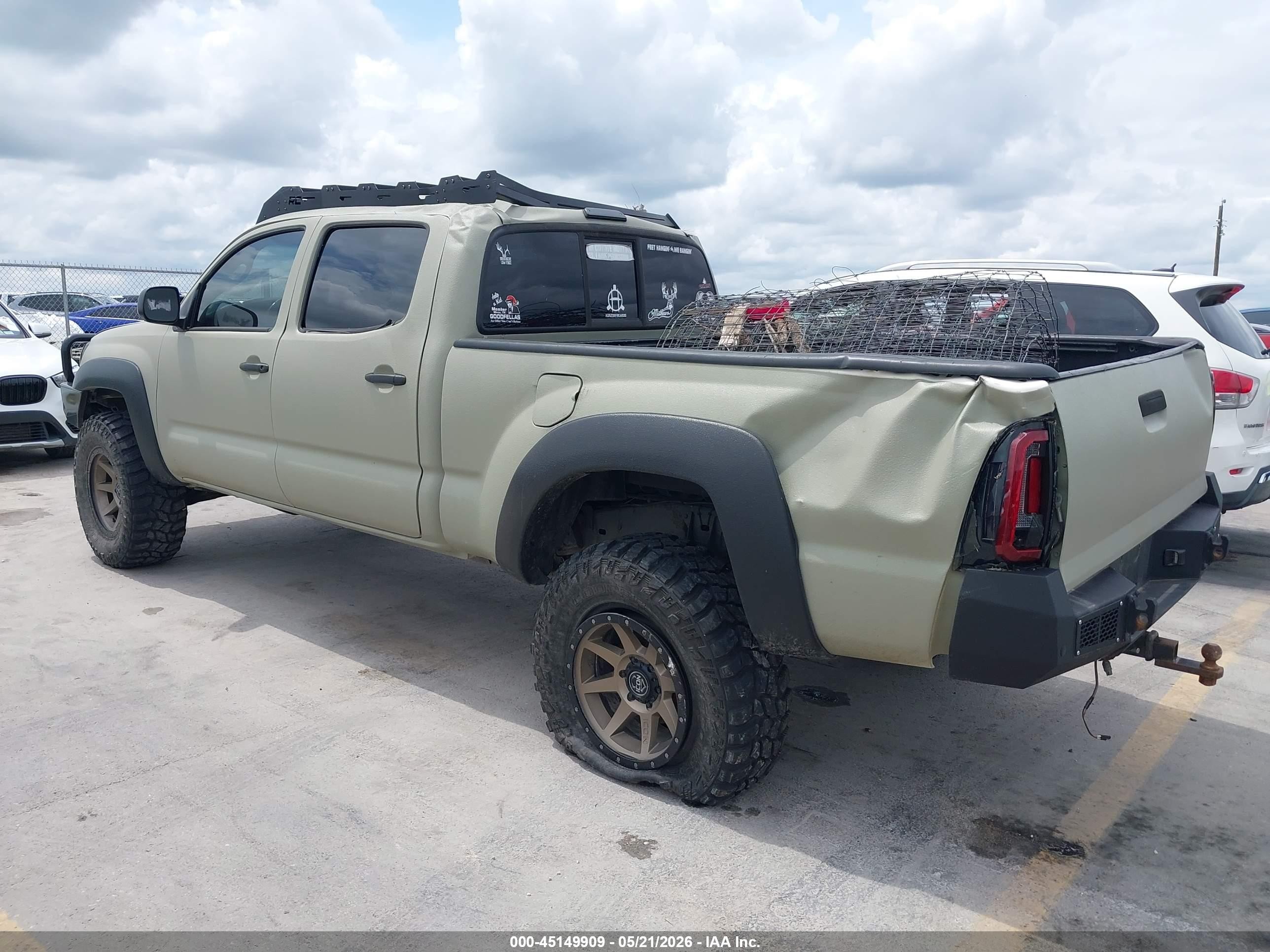 2005 Toyota Tacoma Base V6 Green vin: 5TEMU52N15Z062719