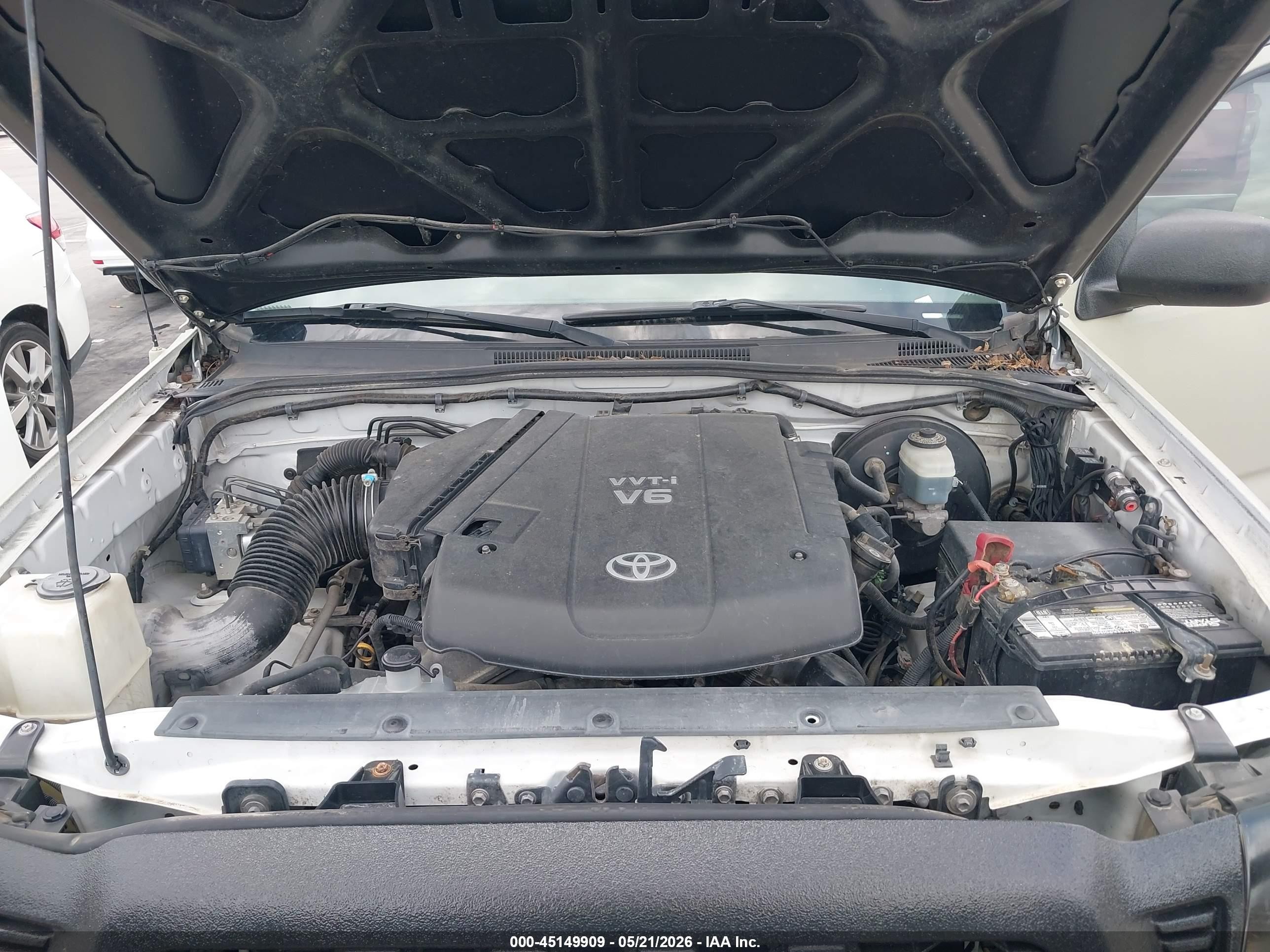 2005 Toyota Tacoma Base V6 Green vin: 5TEMU52N15Z062719