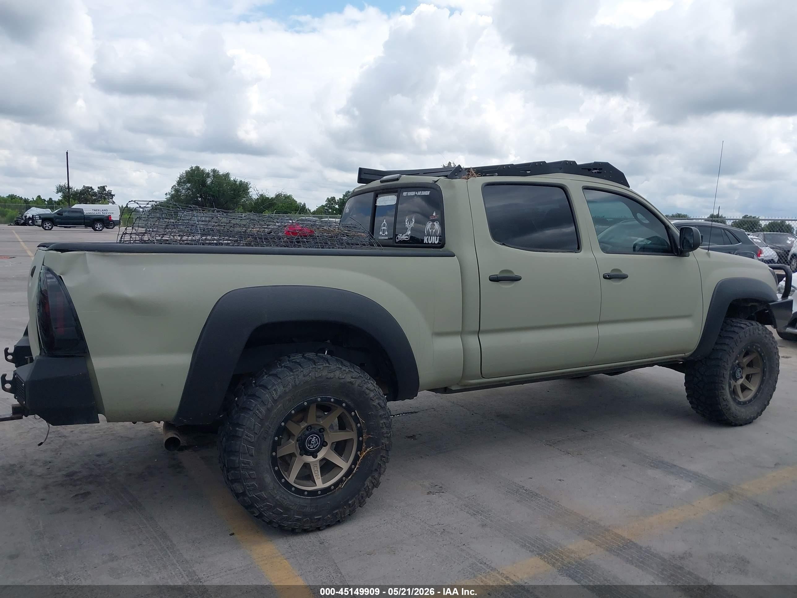 2005 Toyota Tacoma Base V6 Green vin: 5TEMU52N15Z062719