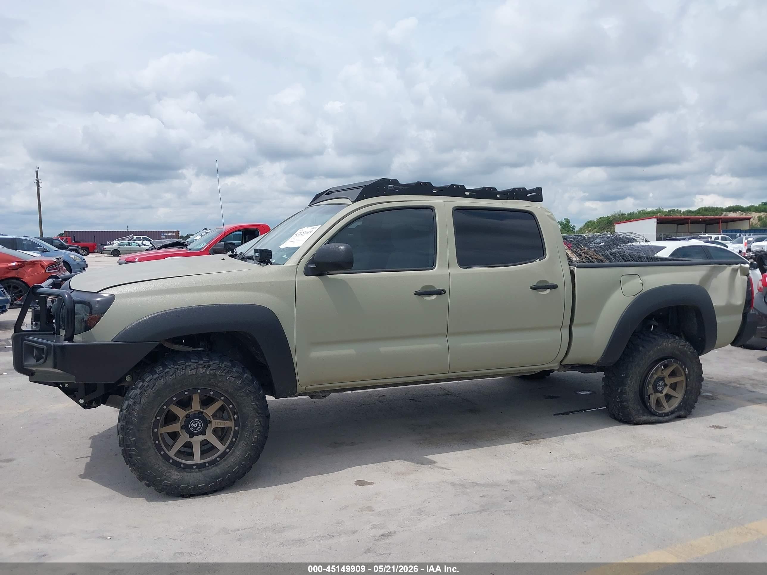 2005 Toyota Tacoma Base V6 Green vin: 5TEMU52N15Z062719