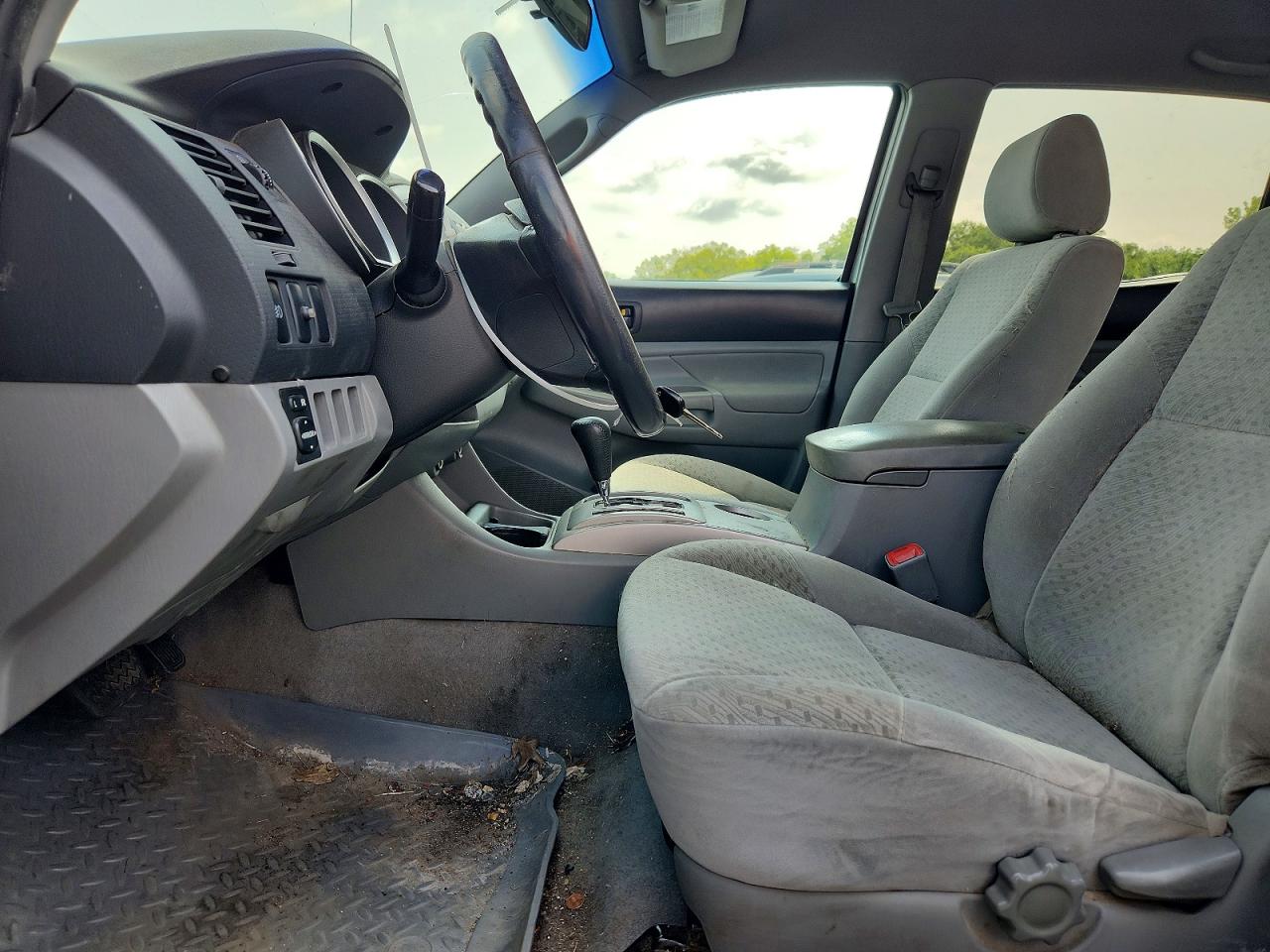 2007 Toyota Tacoma Double Cab Long Bed Серебряный vin: 5TEMU52N17Z428116