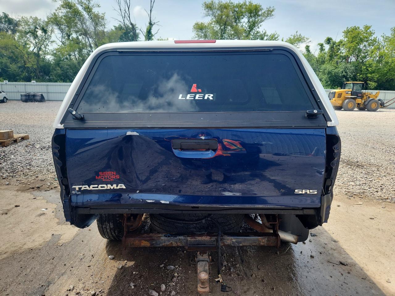 2008 Toyota Tacoma Double Cab Long Bed Blue vin: 5TEMU52N18Z528704
