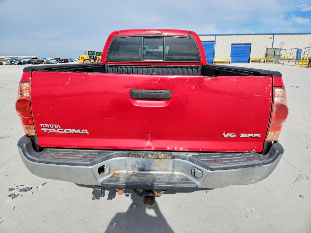 2005 Toyota Tacoma Double Cab Long Bed Red vin: 5TEMU52N25Z040311