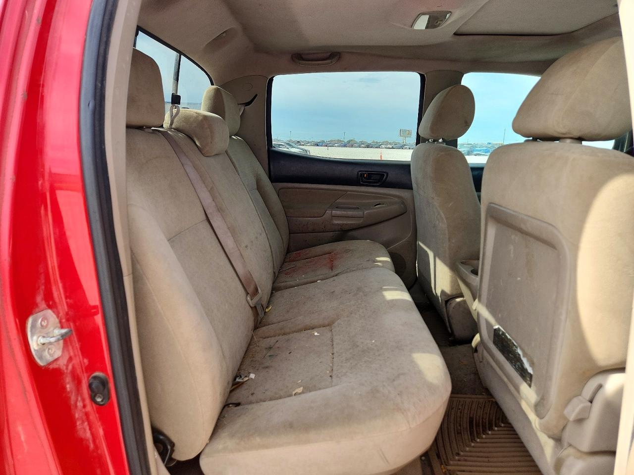 2005 Toyota Tacoma Double Cab Long Bed Red vin: 5TEMU52N25Z040311