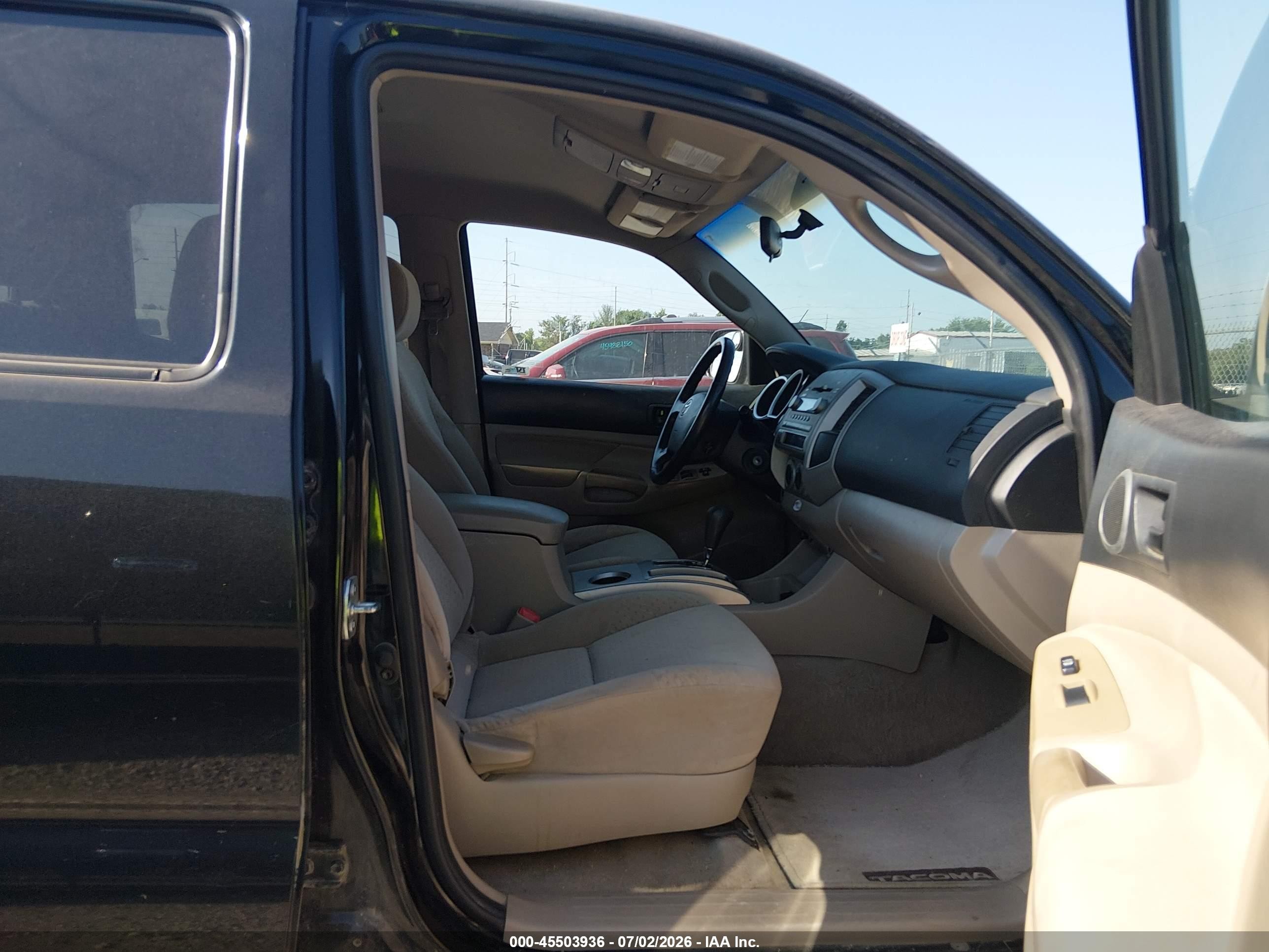 2006 Toyota Tacoma Base V6 Black vin: 5TEMU52N26Z145366