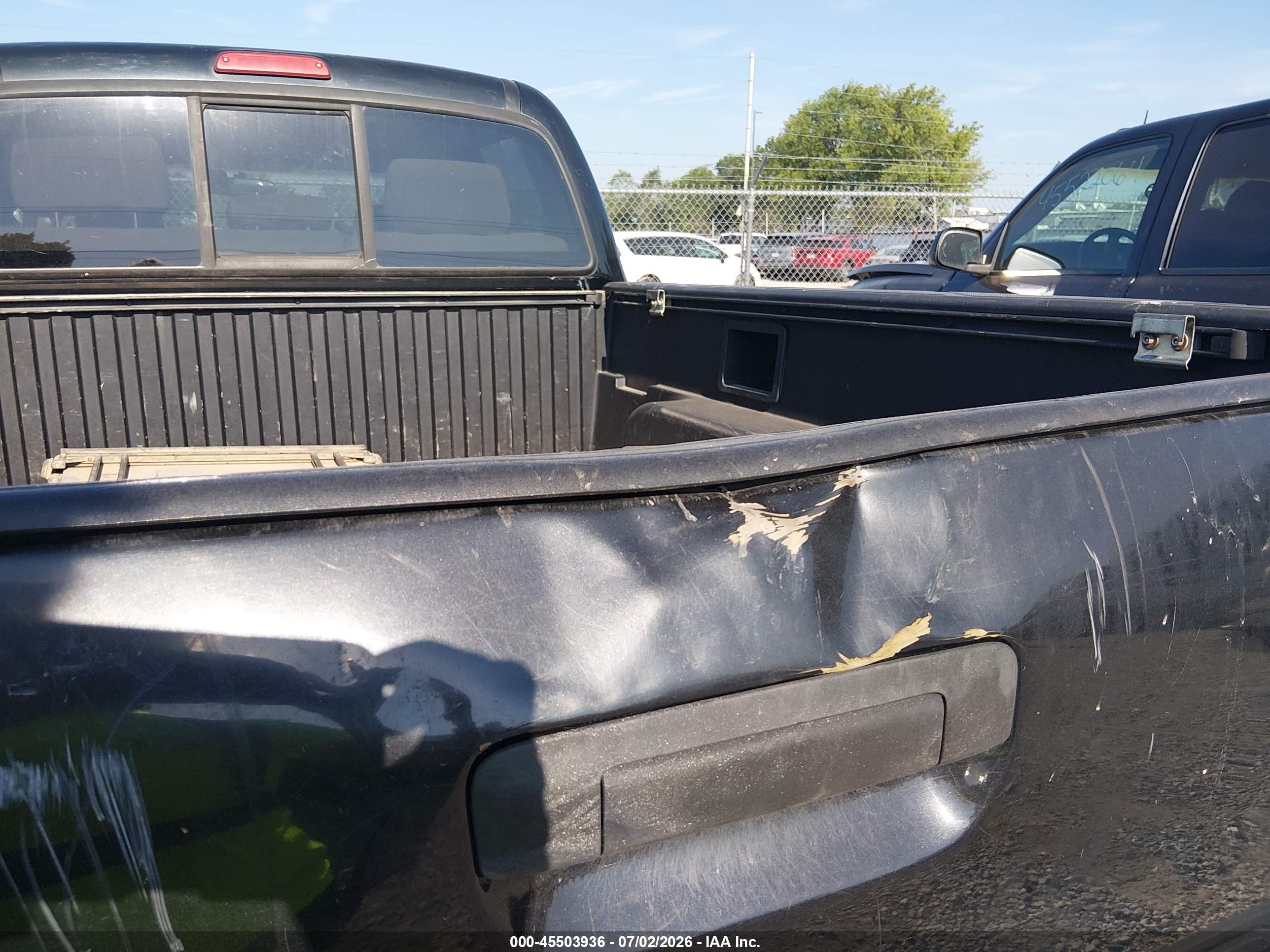 2006 Toyota Tacoma Base V6 Black vin: 5TEMU52N26Z145366