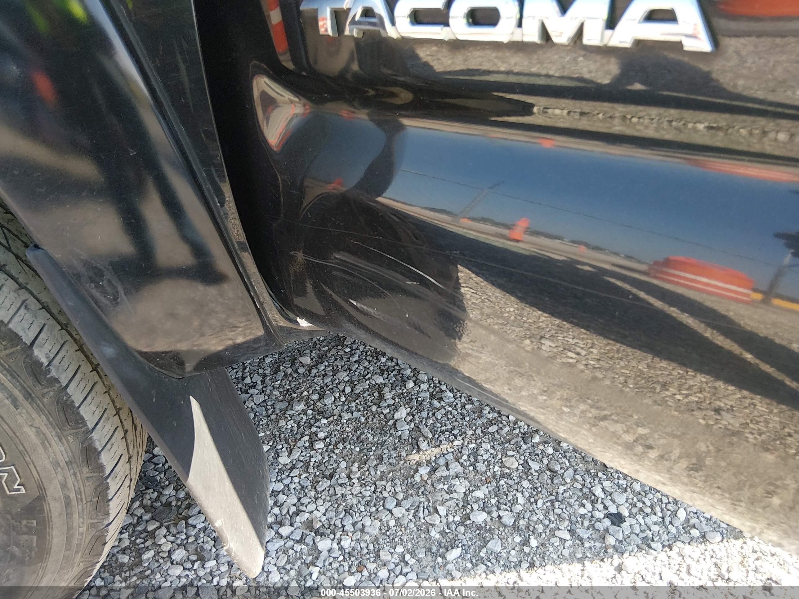 2006 Toyota Tacoma Base V6 Black vin: 5TEMU52N26Z145366