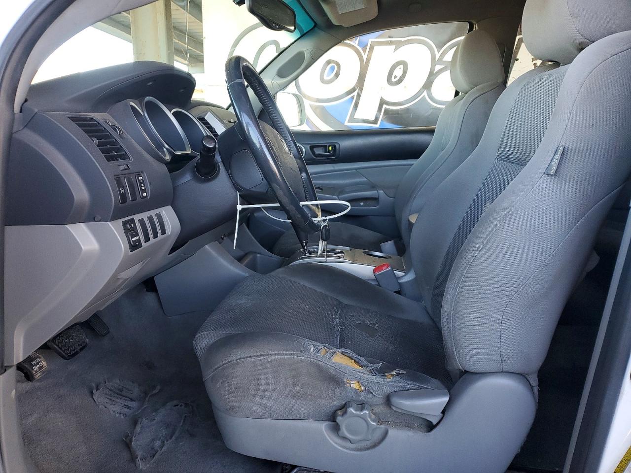 2006 Toyota Tacoma Double Cab Long Bed White vin: 5TEMU52N26Z180666