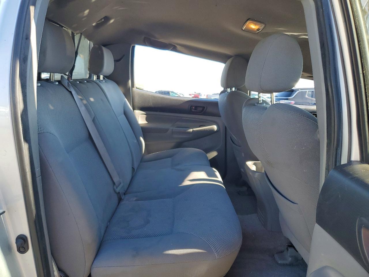 2007 Toyota Tacoma Double Cab Long Bed Silver vin: 5TEMU52N27Z434572