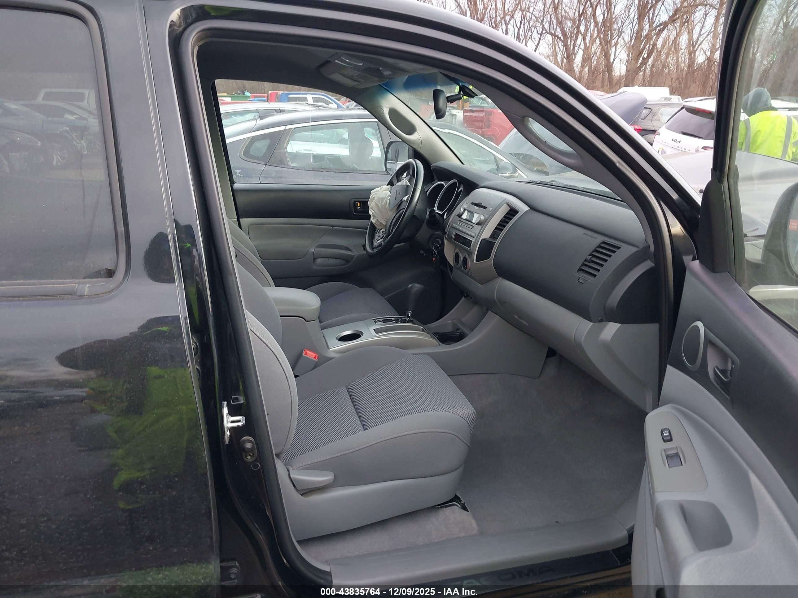 2005 Toyota Tacoma Base V6 Black vin: 5TEMU52N35Z120801