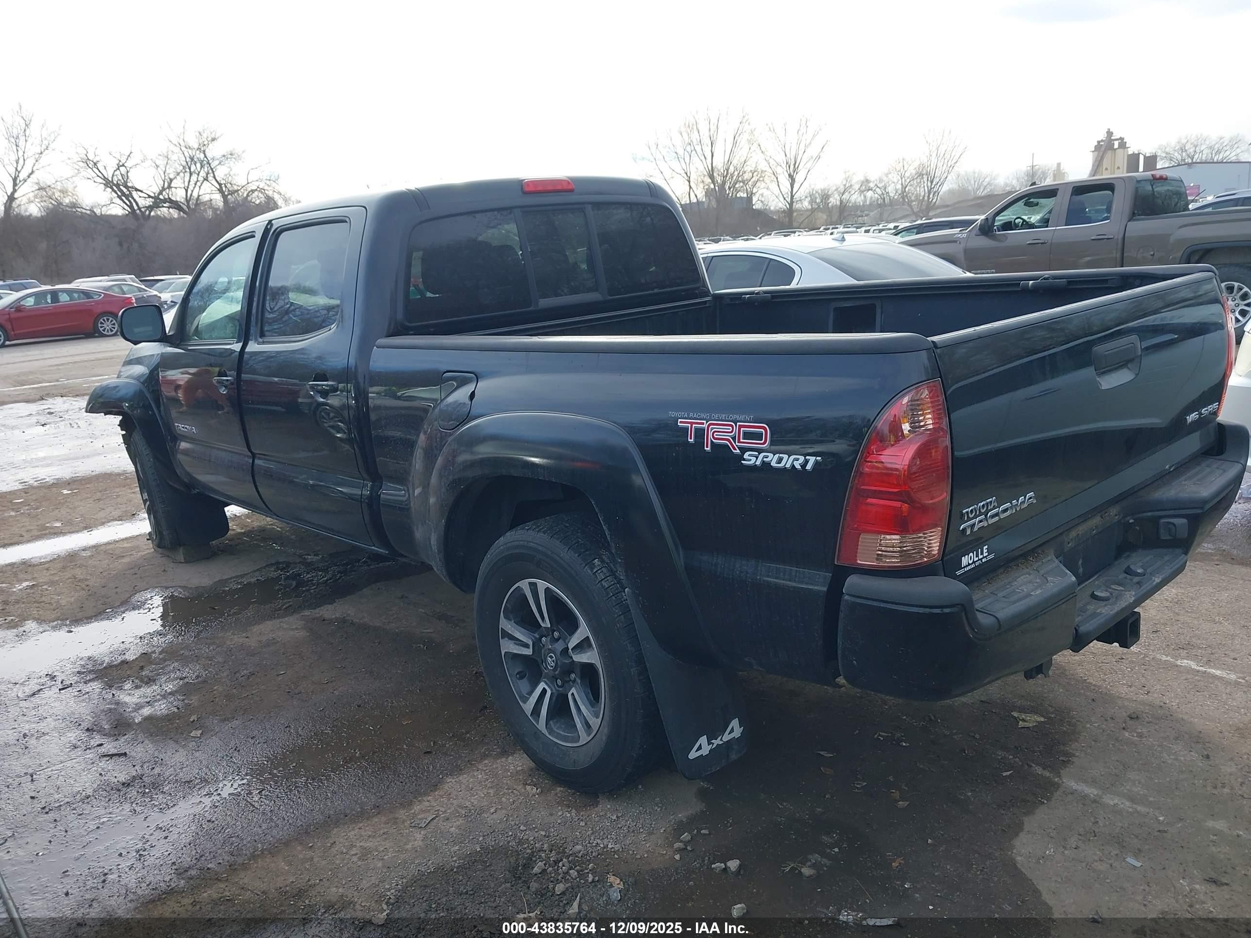 2005 Toyota Tacoma Base V6 Black vin: 5TEMU52N35Z120801