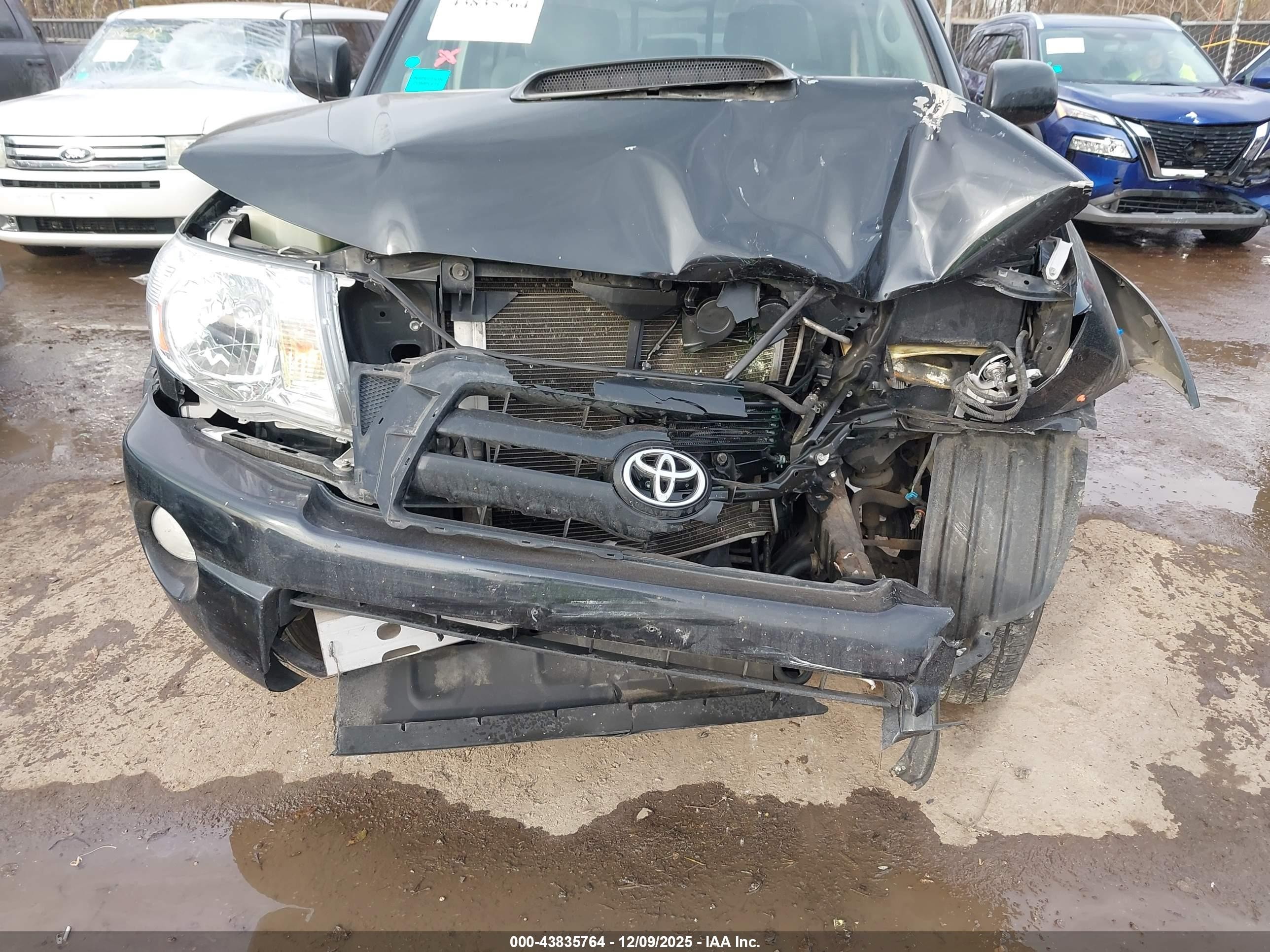2005 Toyota Tacoma Base V6 Black vin: 5TEMU52N35Z120801