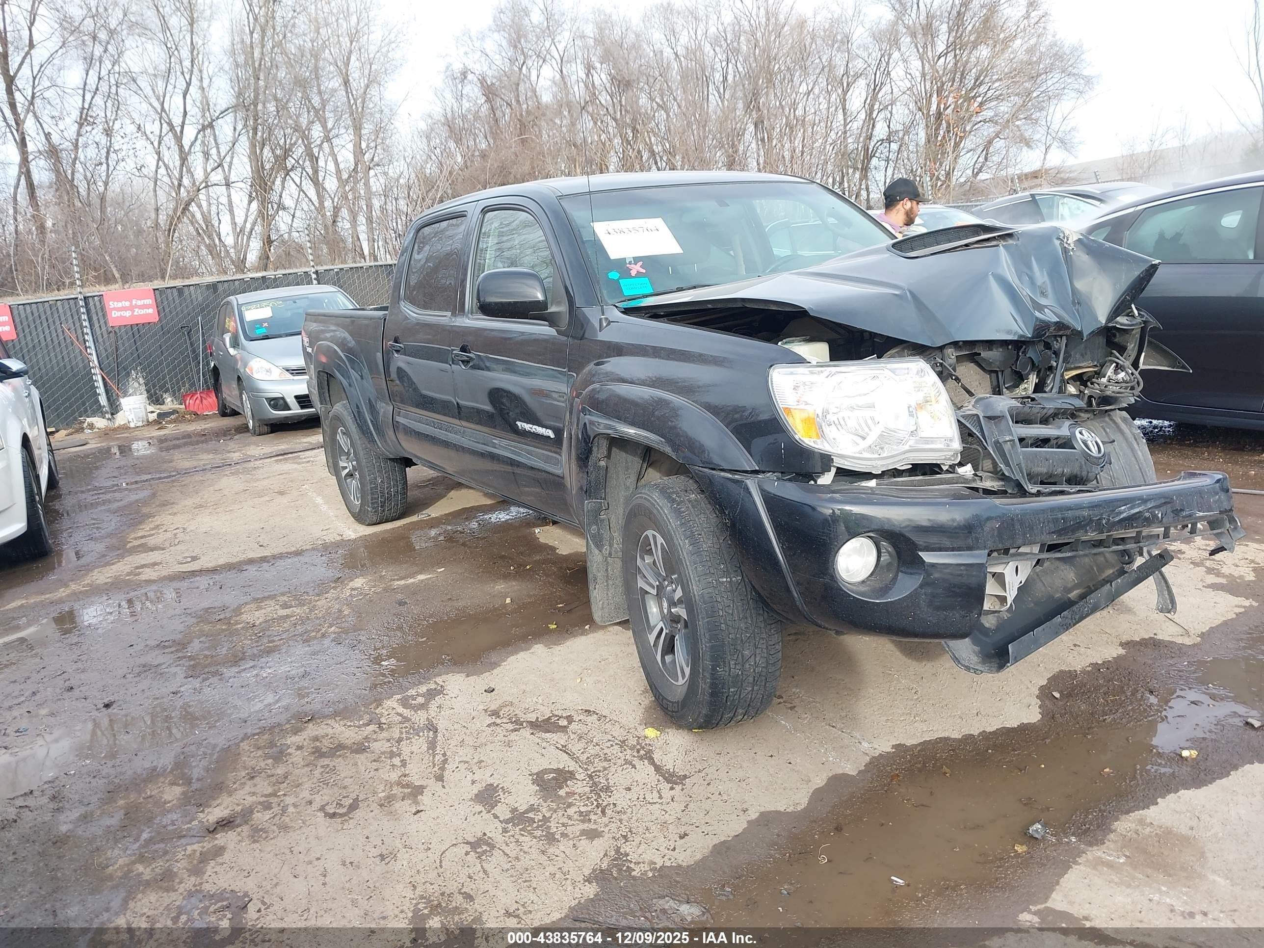 2005 Toyota Tacoma Base V6 Black vin: 5TEMU52N35Z120801