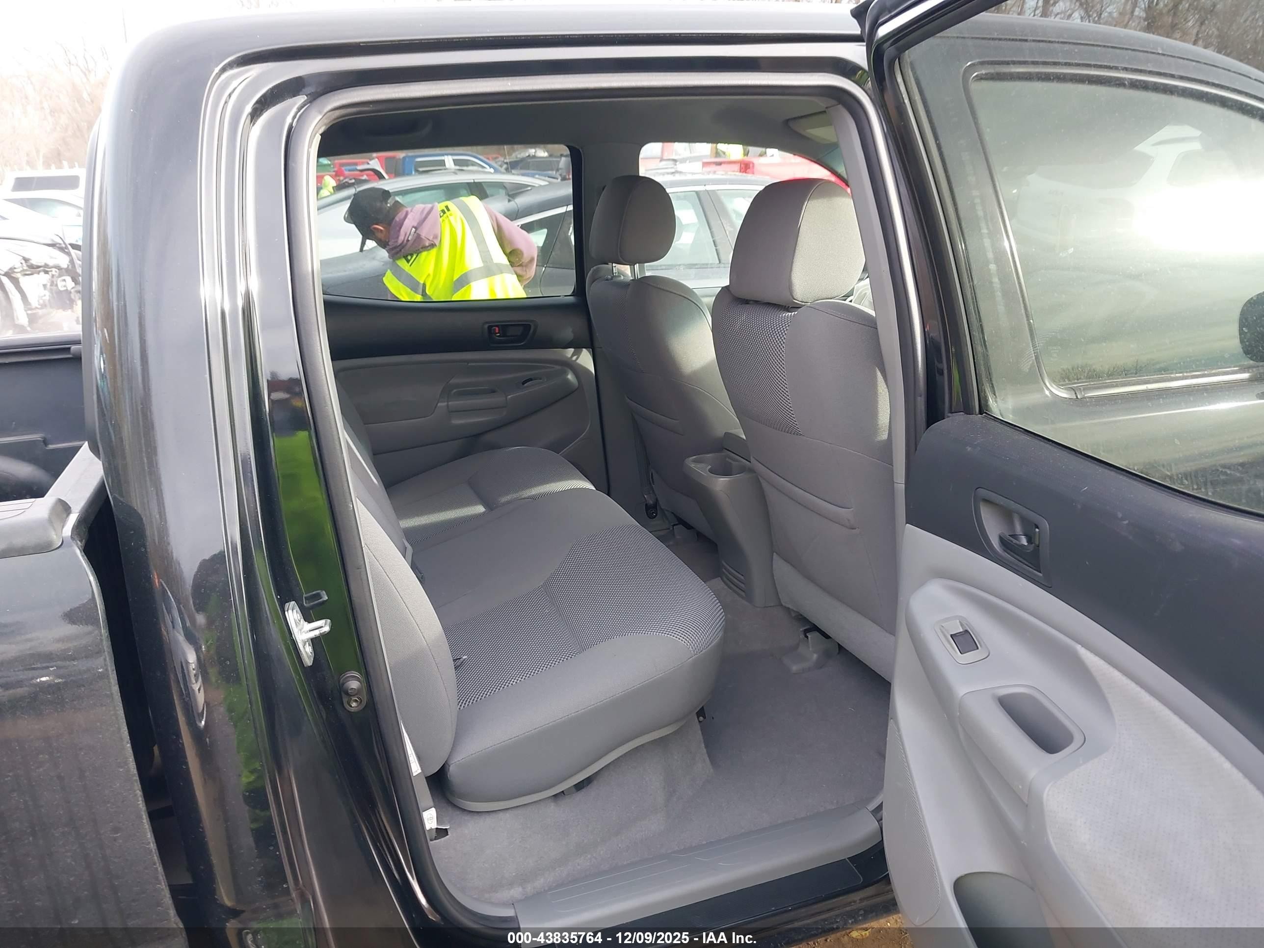 2005 Toyota Tacoma Base V6 Black vin: 5TEMU52N35Z120801
