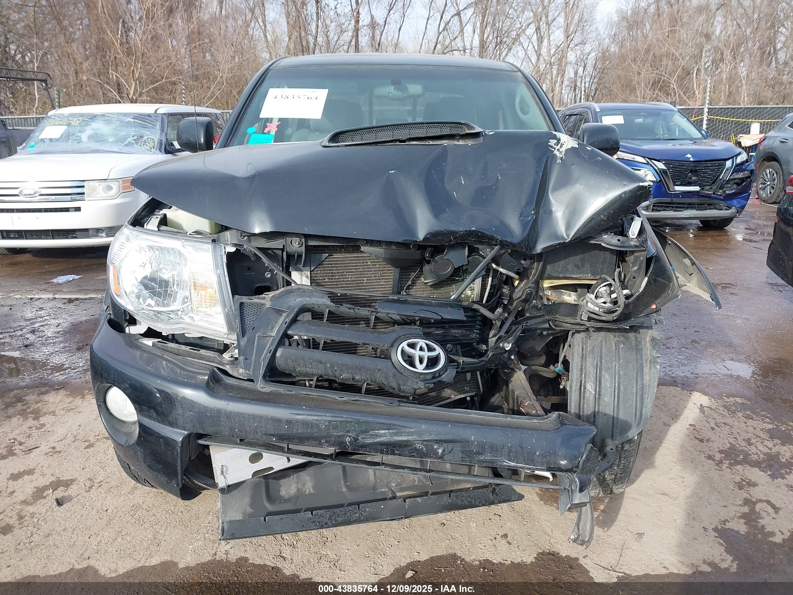2005 Toyota Tacoma Base V6 Black vin: 5TEMU52N35Z120801