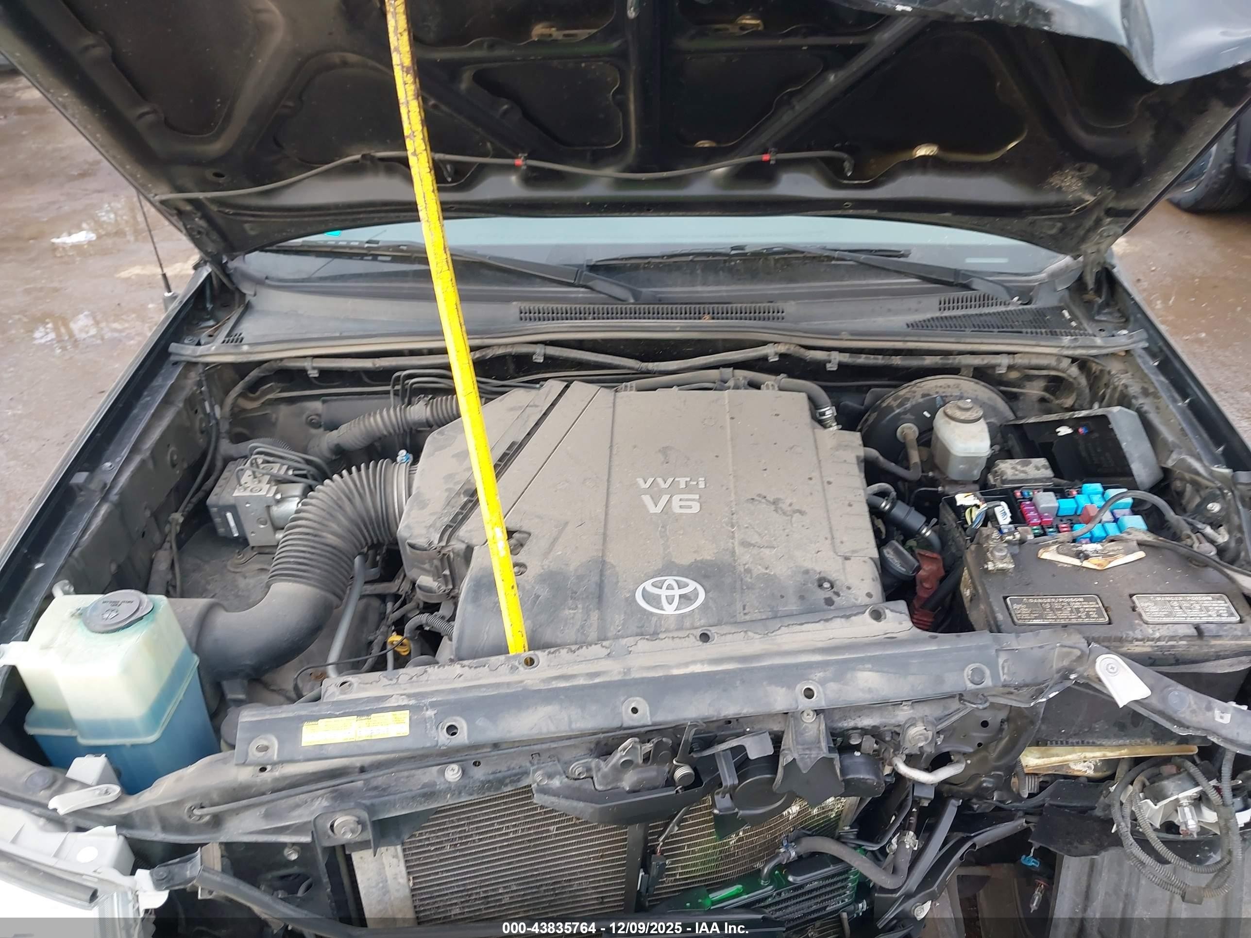 2005 Toyota Tacoma Base V6 Black vin: 5TEMU52N35Z120801