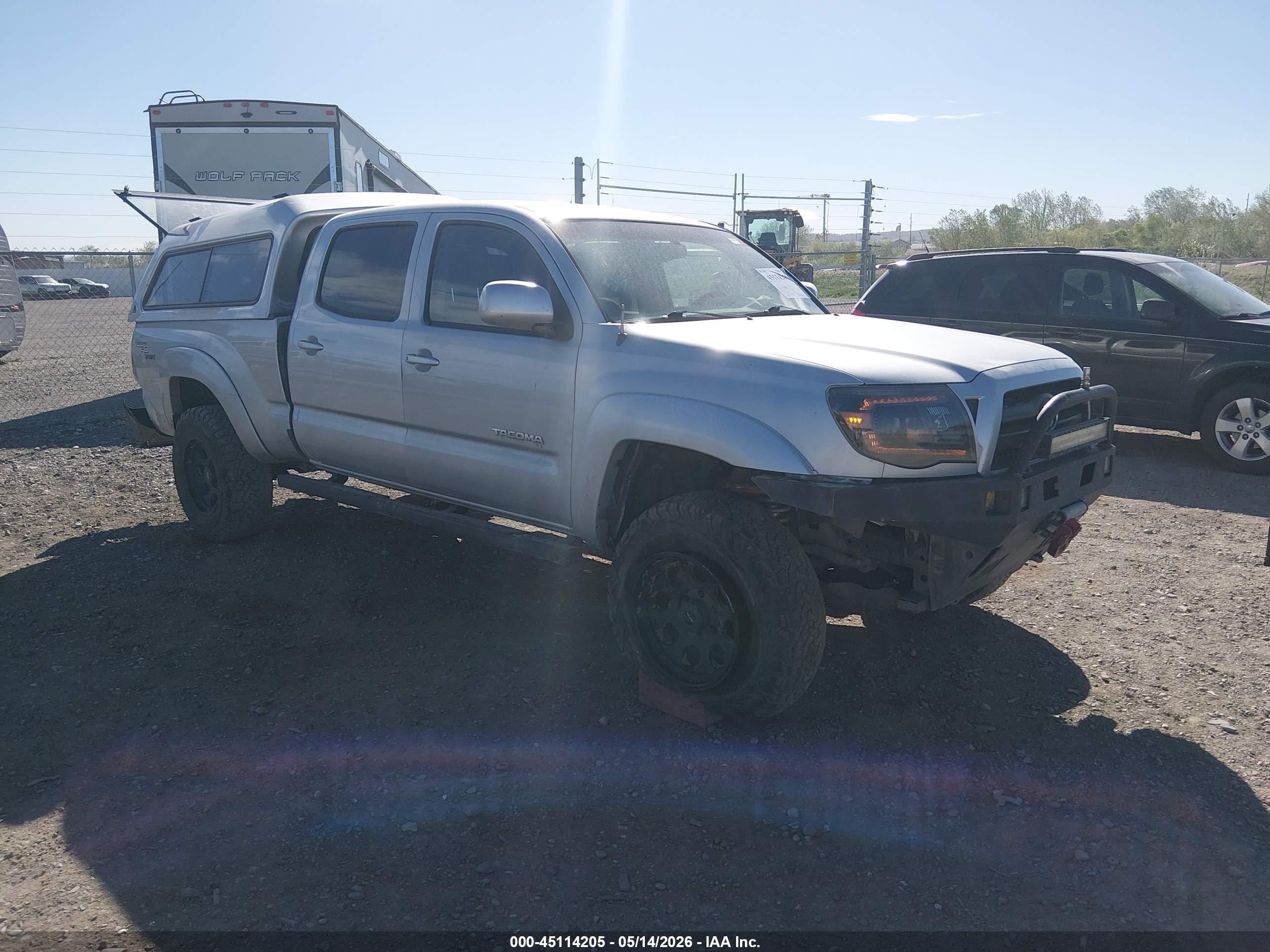 2006 Toyota Tacoma Base V6 Silver vin: 5TEMU52N36Z219247