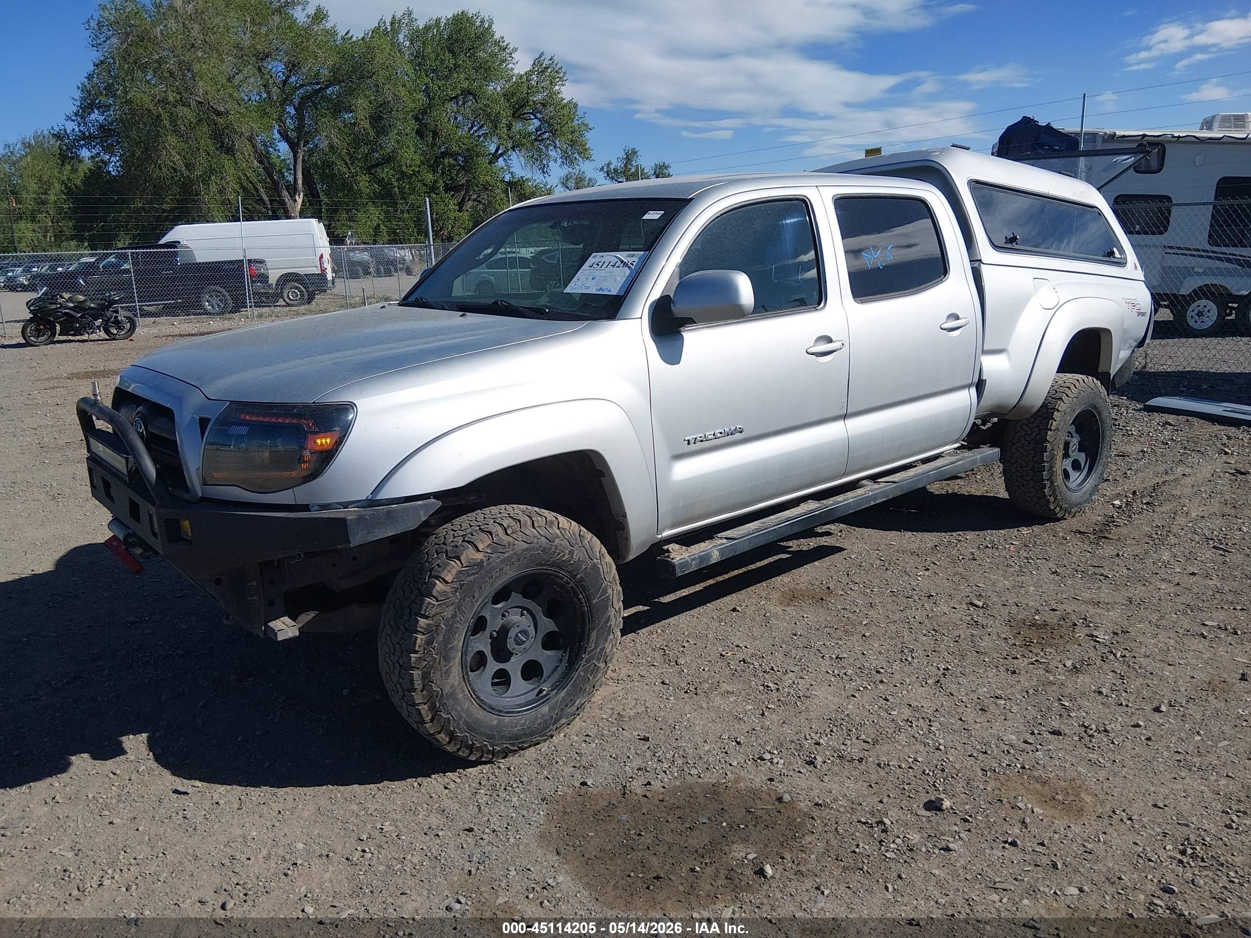 2006 Toyota Tacoma Base V6 Silver vin: 5TEMU52N36Z219247