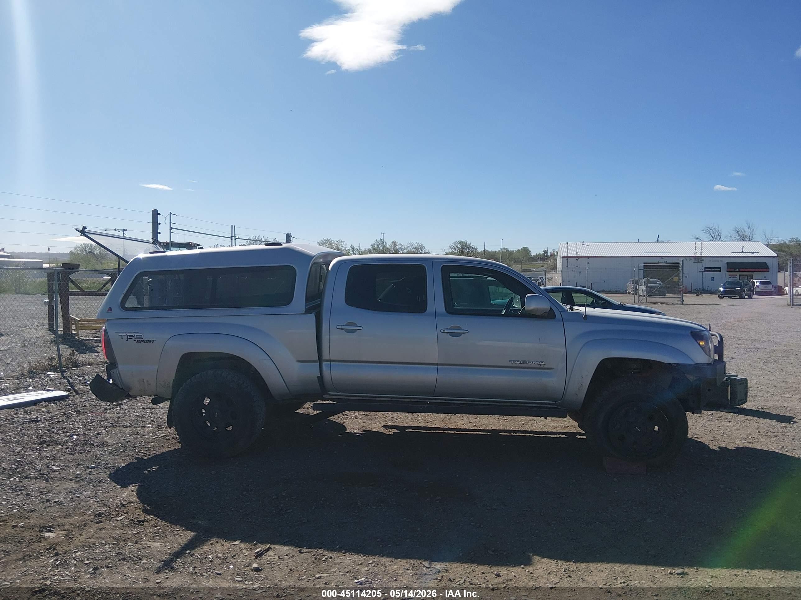 2006 Toyota Tacoma Base V6 Silver vin: 5TEMU52N36Z219247