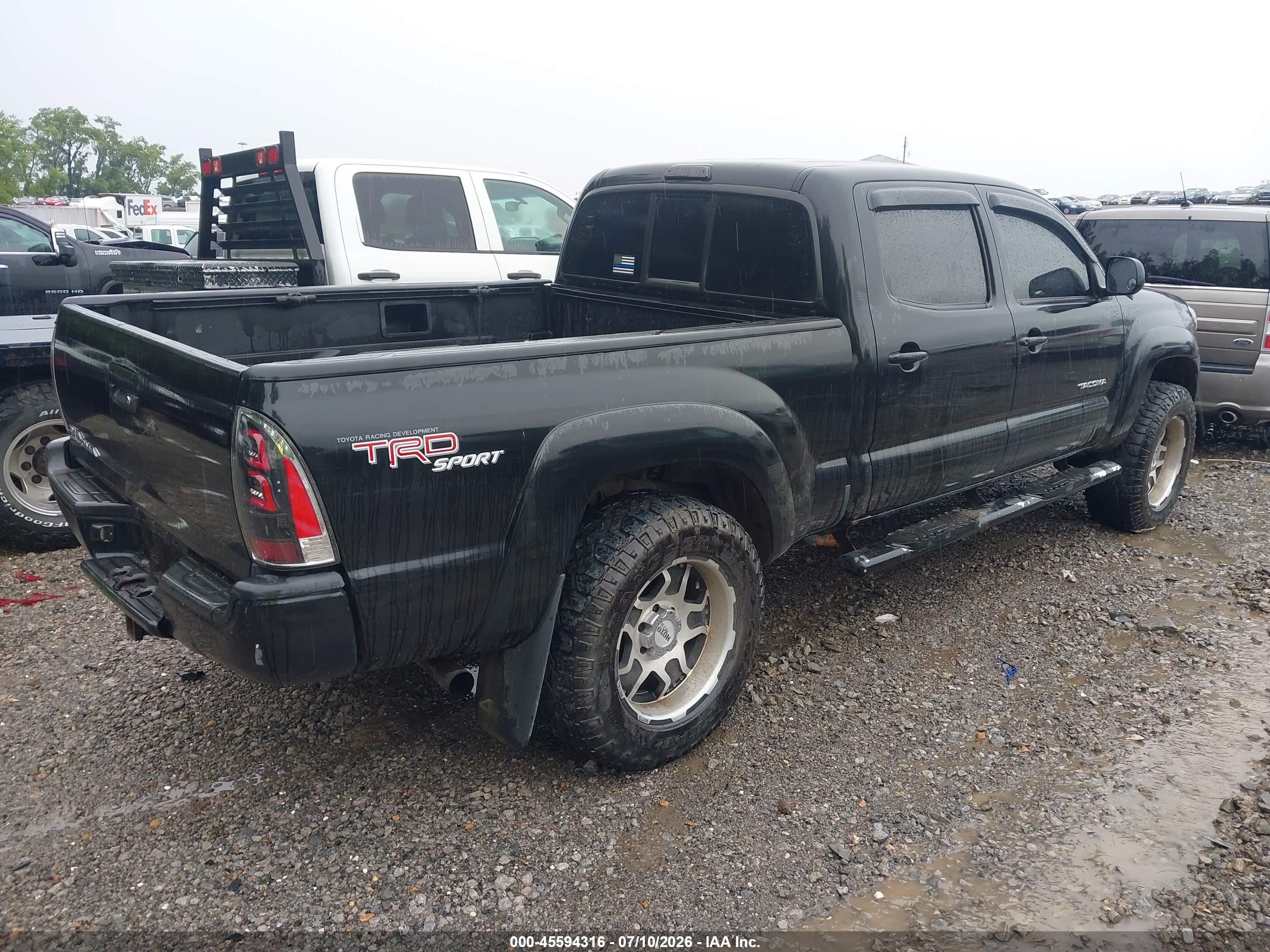 2007 Toyota Tacoma Base V6 Черный vin: 5TEMU52N37Z356870