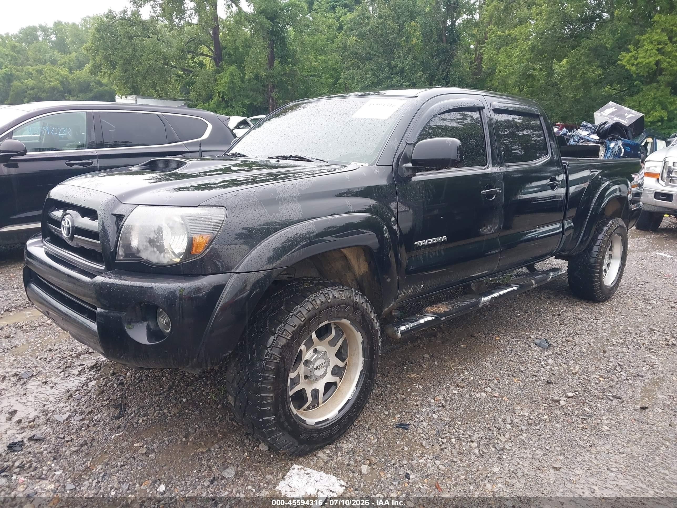 2007 Toyota Tacoma Base V6 Черный vin: 5TEMU52N37Z356870