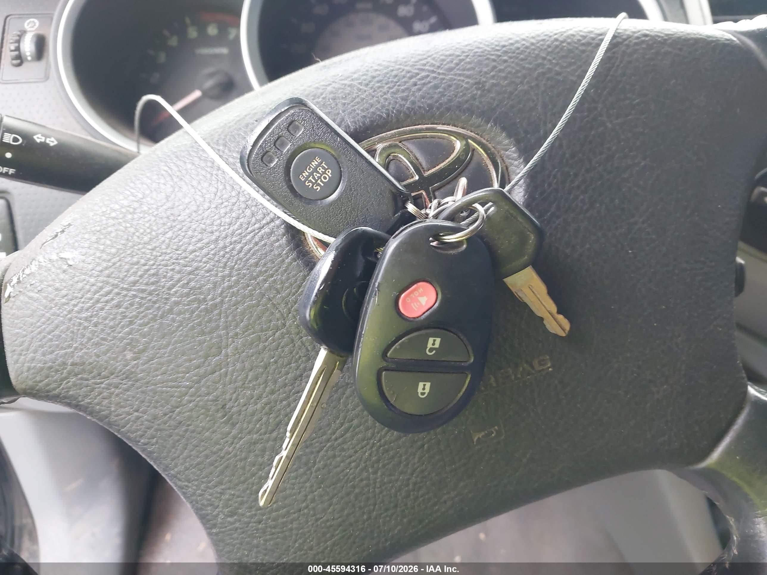2007 Toyota Tacoma Base V6 Черный vin: 5TEMU52N37Z356870