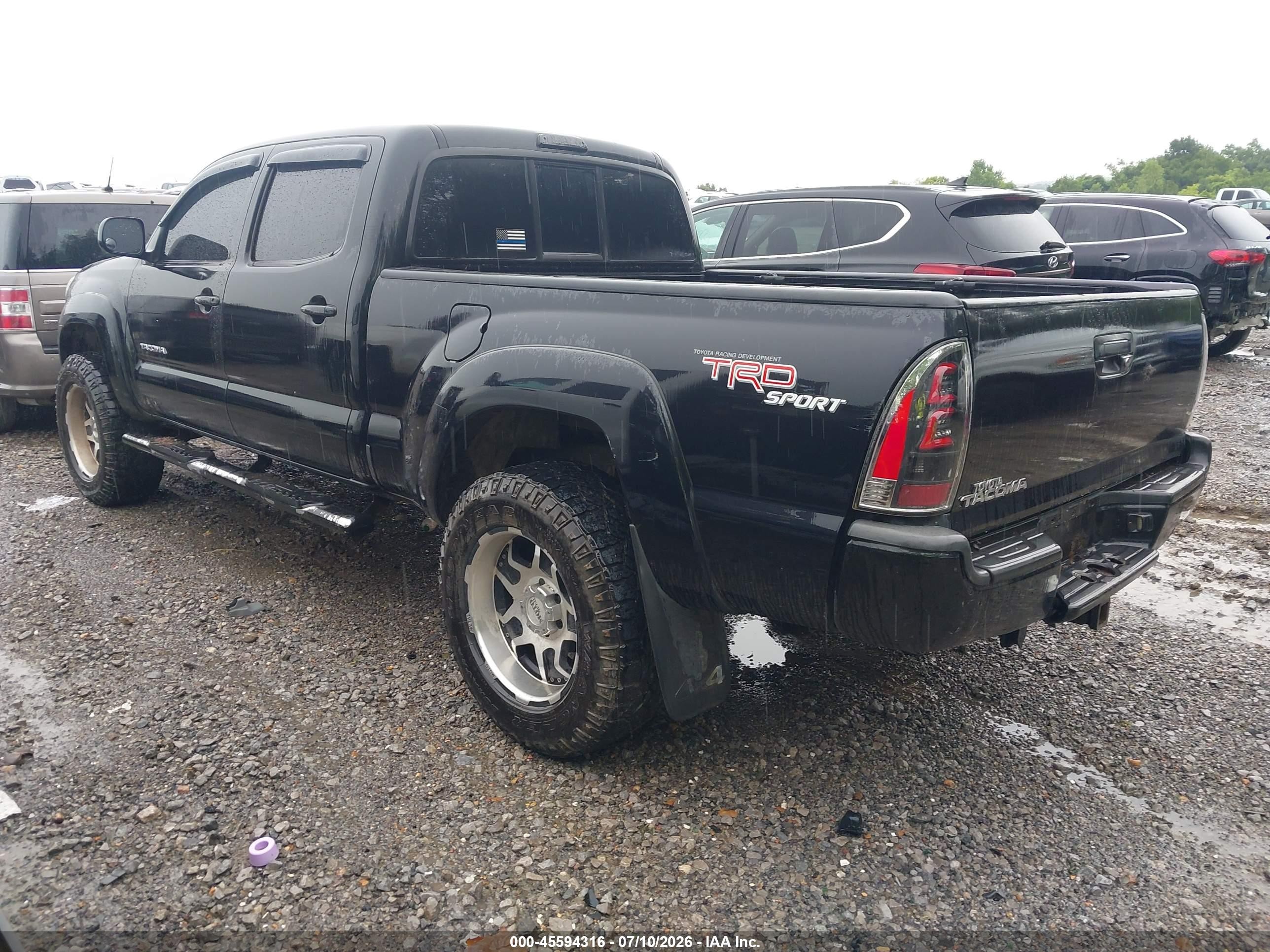 2007 Toyota Tacoma Base V6 Черный vin: 5TEMU52N37Z356870