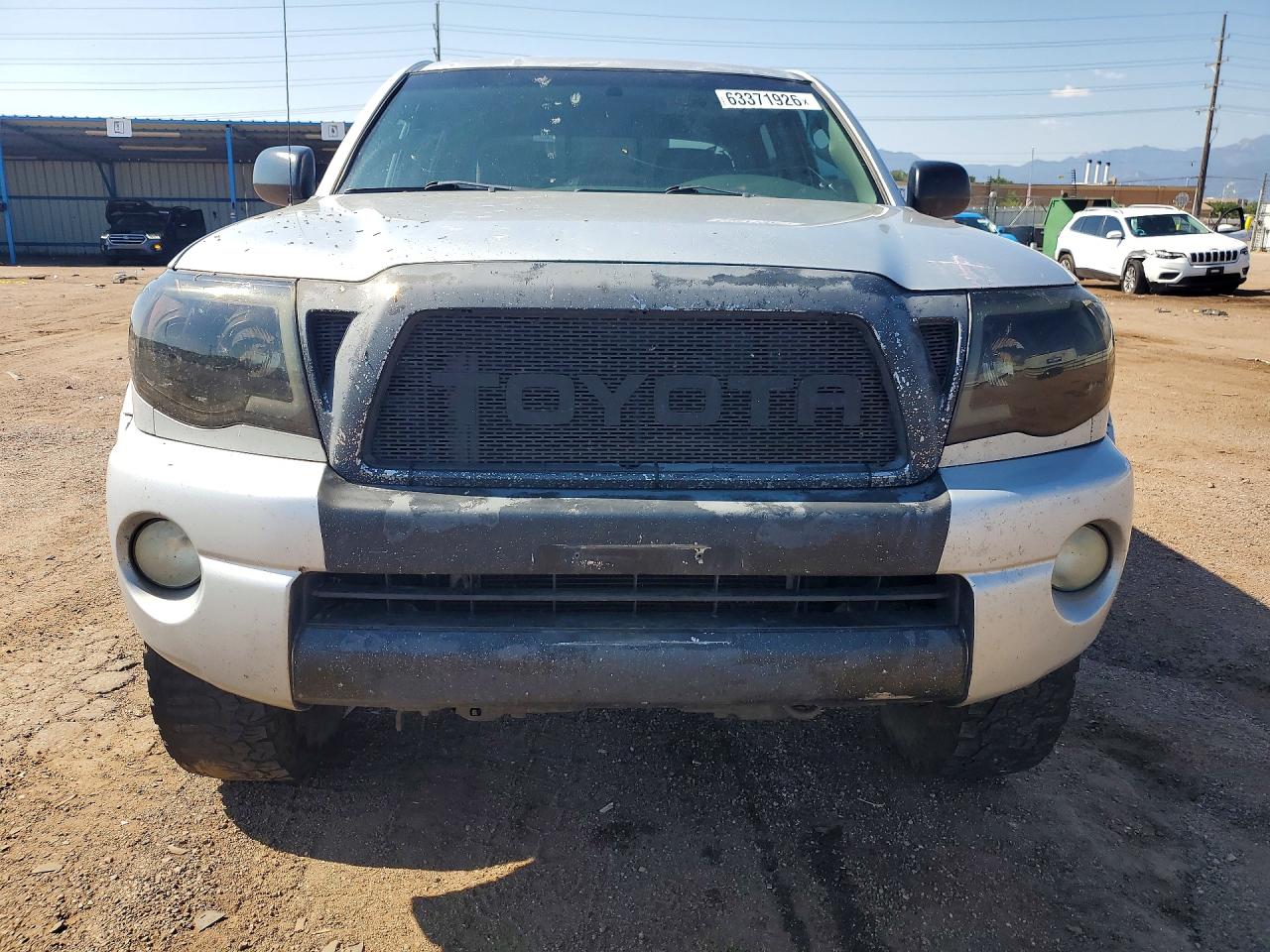 2007 Toyota Tacoma Double Cab Long Bed Silver vin: 5TEMU52N37Z409499