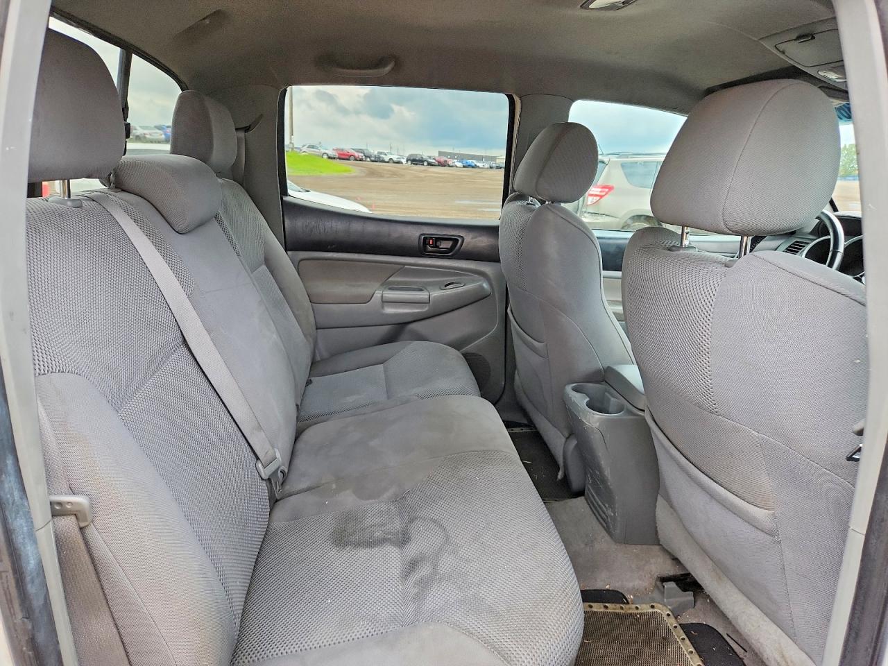 2008 Toyota Tacoma Double Cab Long Bed White vin: 5TEMU52N38Z513671