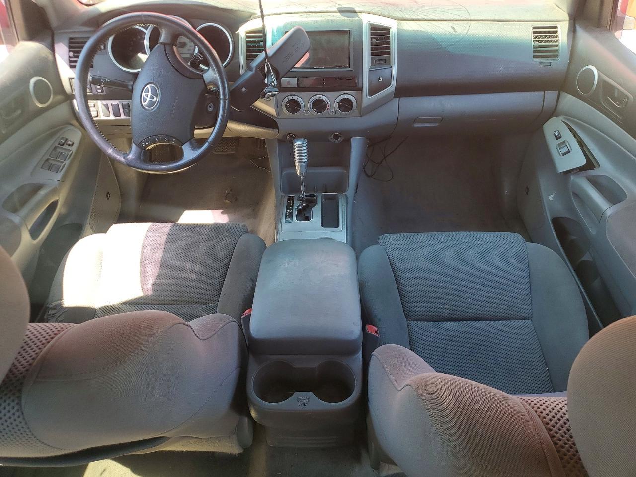 2008 Toyota Tacoma Double Cab Long Bed Red vin: 5TEMU52N38Z545200