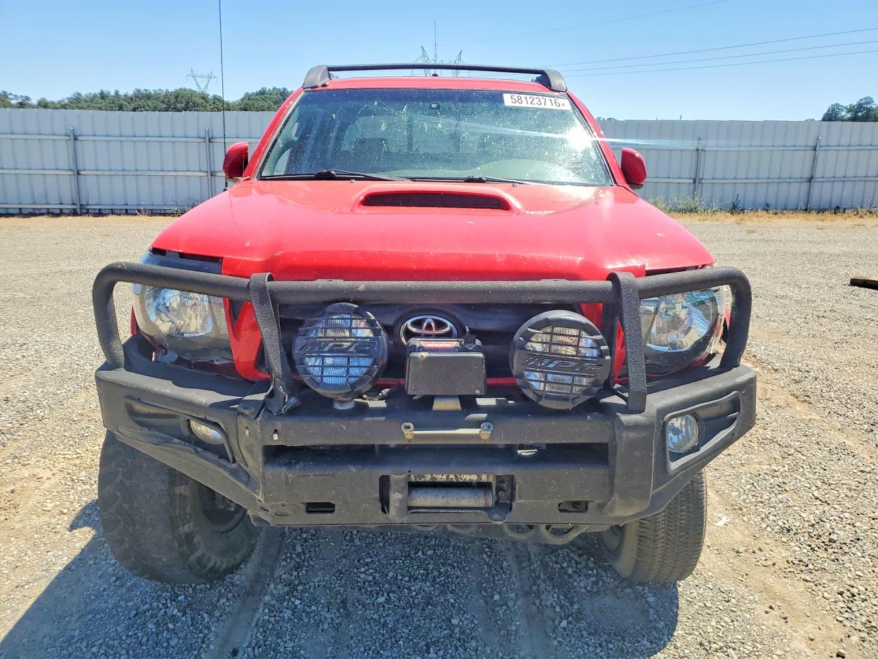 2008 Toyota Tacoma Double Cab Long Bed Red vin: 5TEMU52N38Z545200