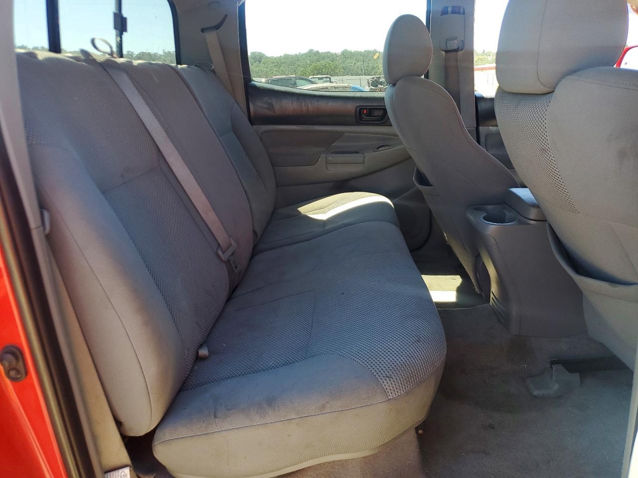 2008 Toyota Tacoma Double Cab Long Bed Red vin: 5TEMU52N38Z545200