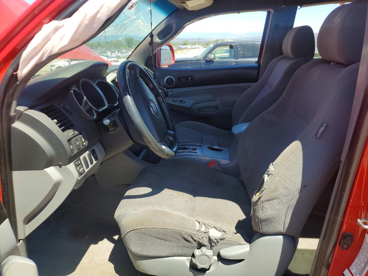 2008 Toyota Tacoma Double Cab Long Bed Red vin: 5TEMU52N38Z545200