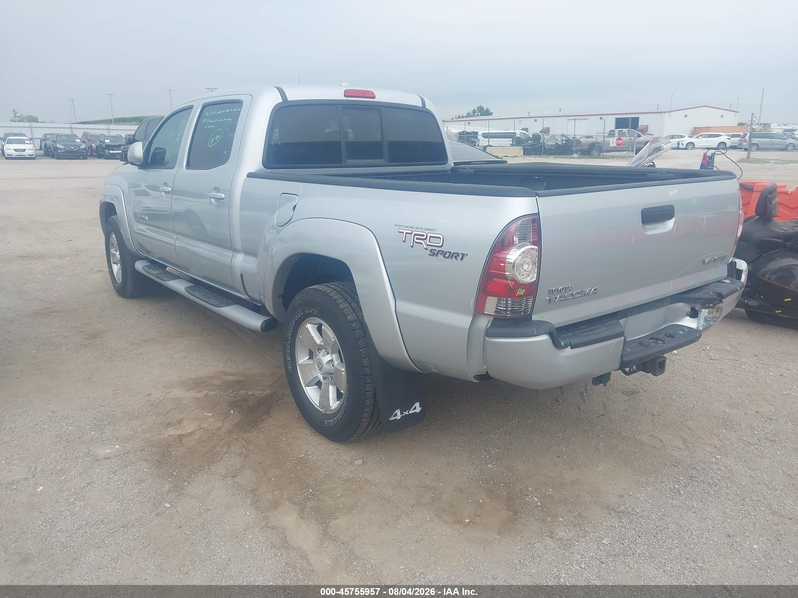 2009 Toyota Tacoma Base V6 Silver vin: 5TEMU52N39Z623931