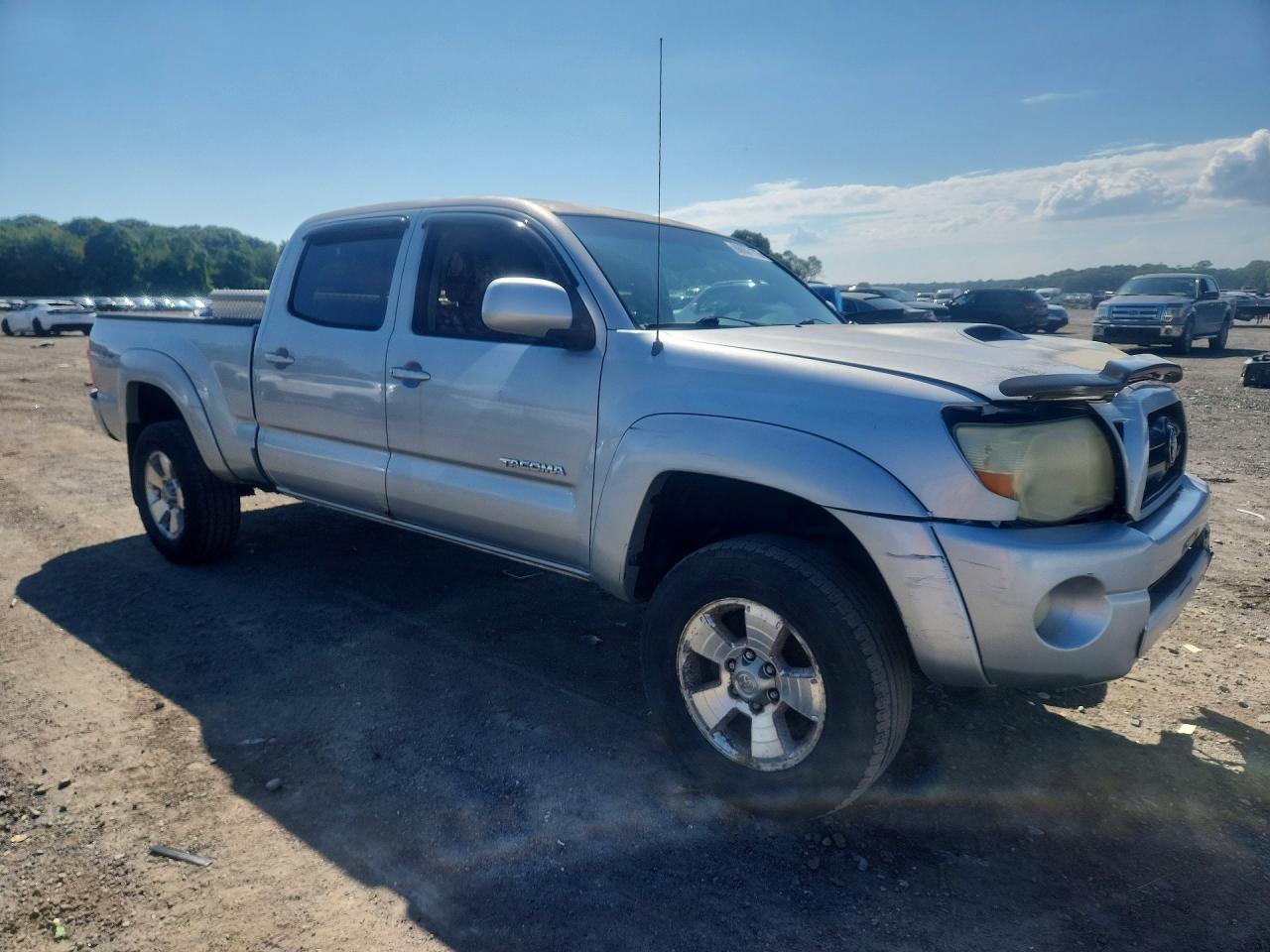2006 Toyota Tacoma V6 Silver vin: 5TEMU52N56Z160590