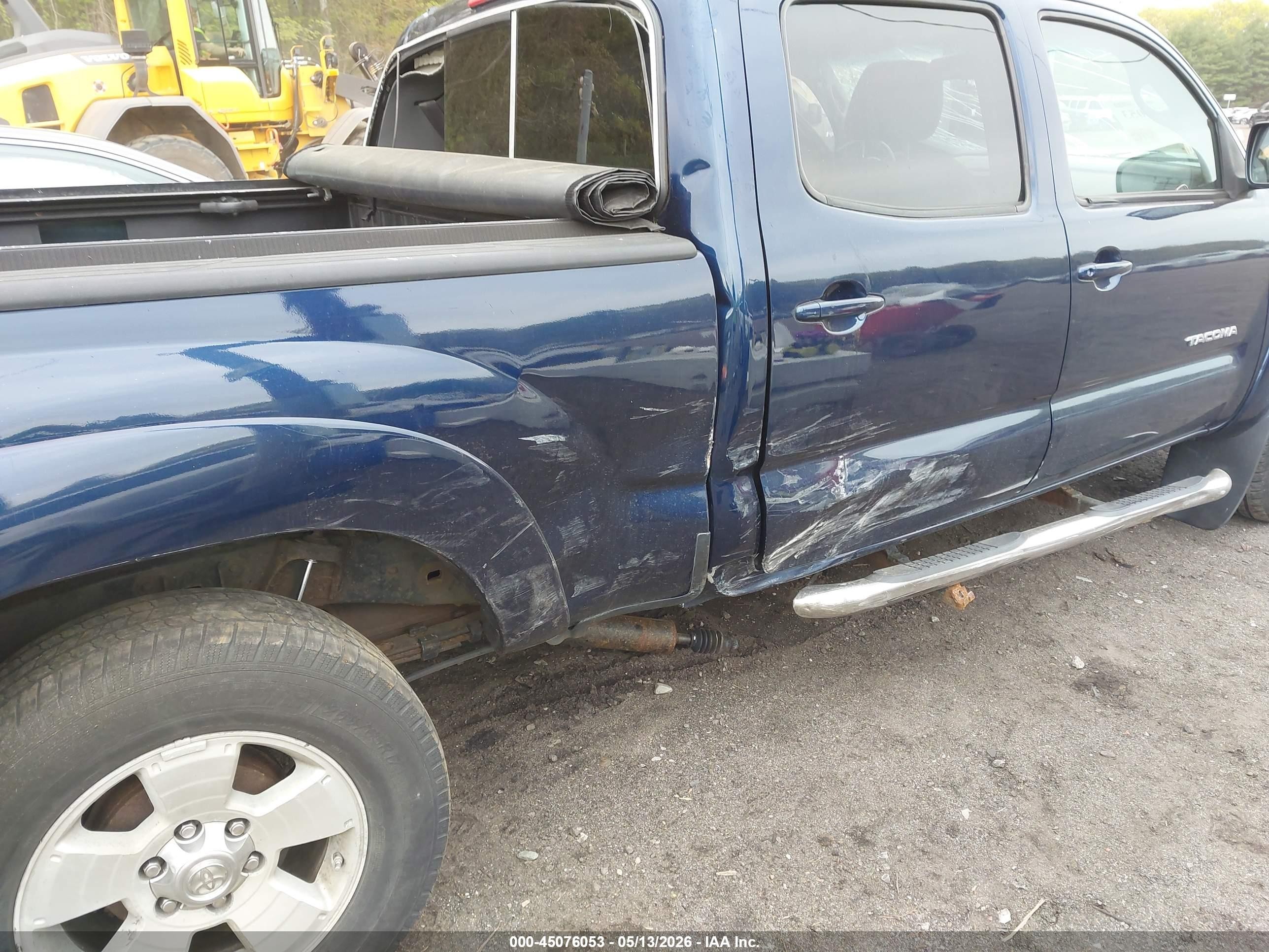 2008 Toyota Tacoma Base V6 Blue vin: 5TEMU52N58Z545134