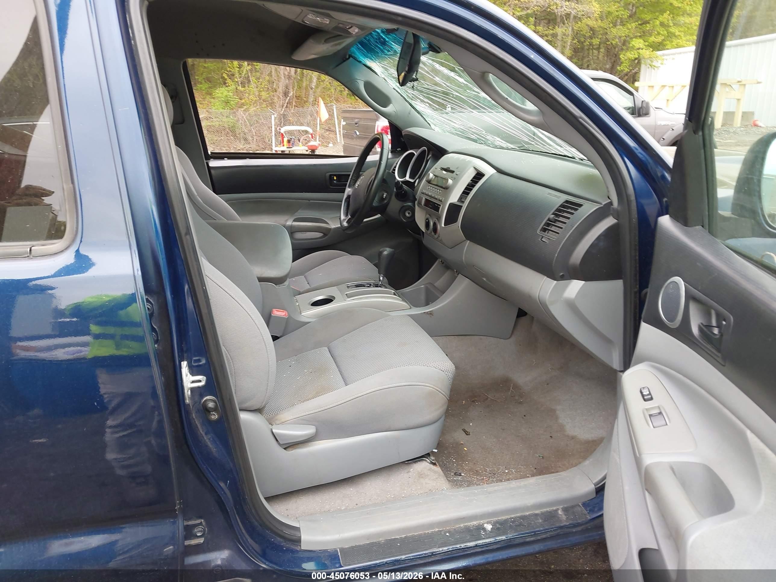 2008 Toyota Tacoma Base V6 Blue vin: 5TEMU52N58Z545134