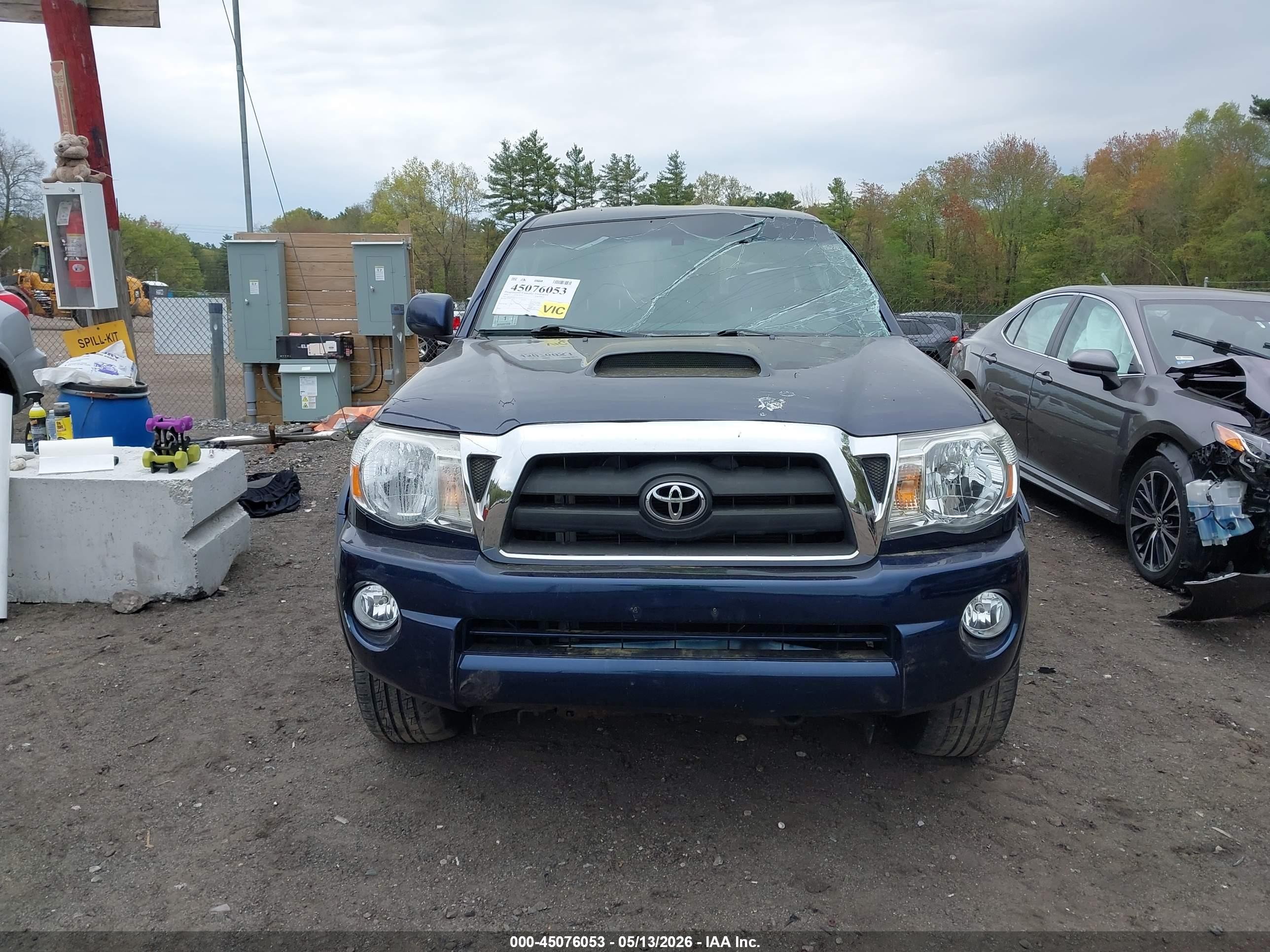2008 Toyota Tacoma Base V6 Blue vin: 5TEMU52N58Z545134