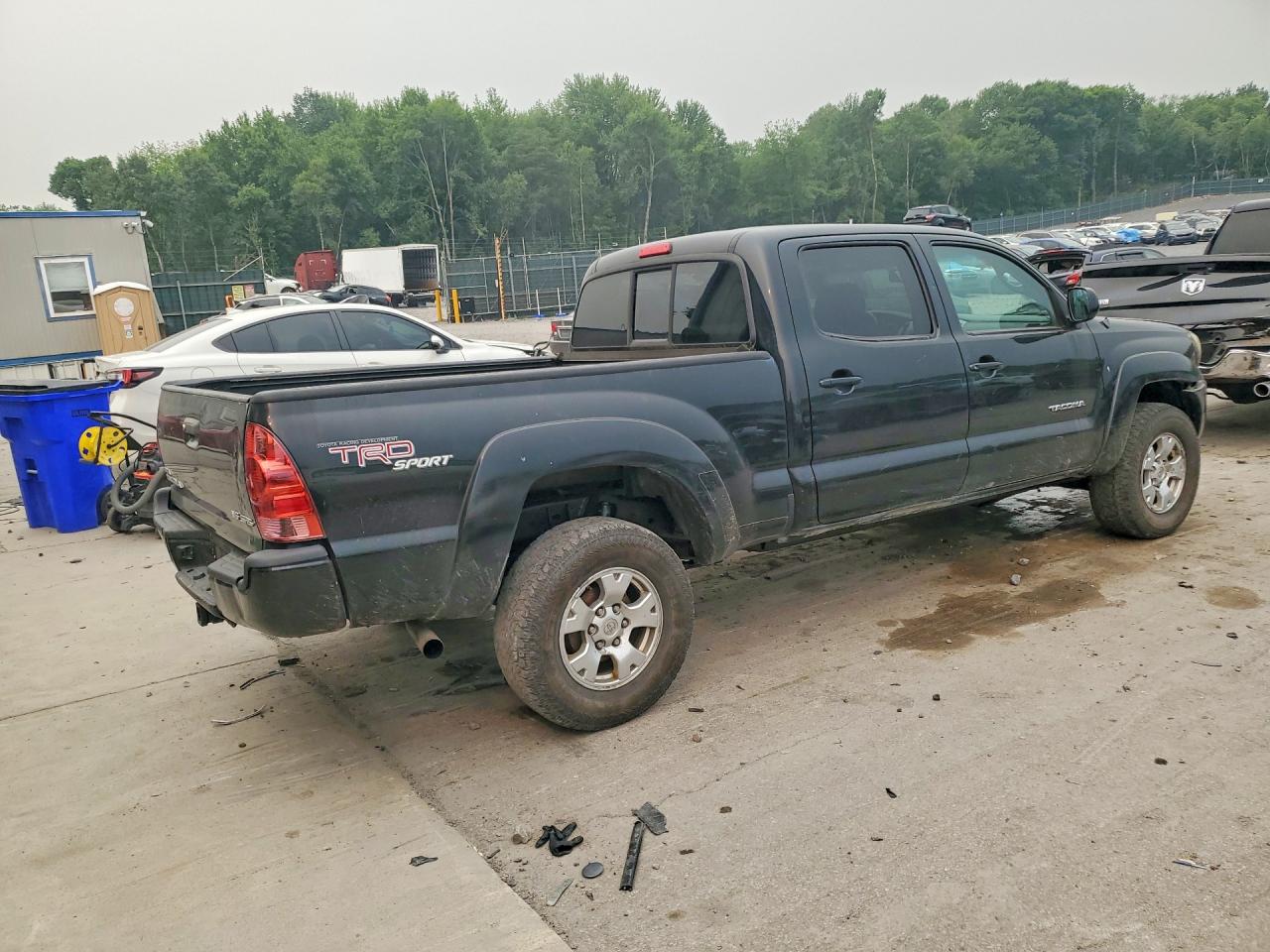2008 Toyota Tacoma Double Cab Long Bed Черный vin: 5TEMU52N68Z565683