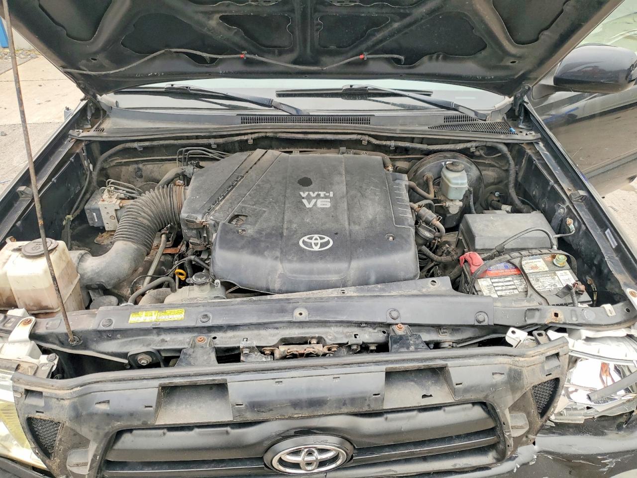 2008 Toyota Tacoma Double Cab Long Bed Черный vin: 5TEMU52N68Z565683