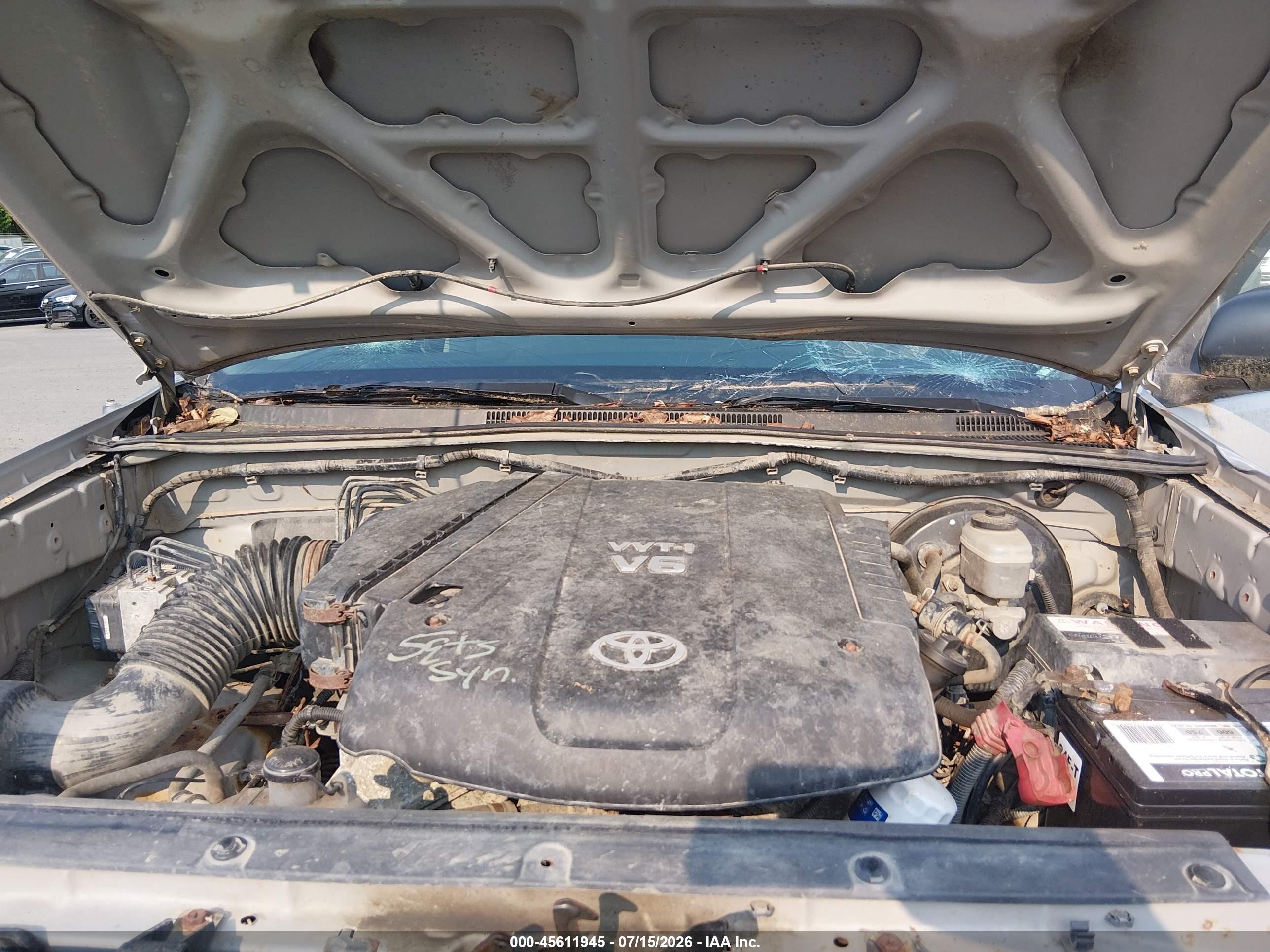 2006 Toyota Tacoma Base V6 Gray vin: 5TEMU52N76Z225360