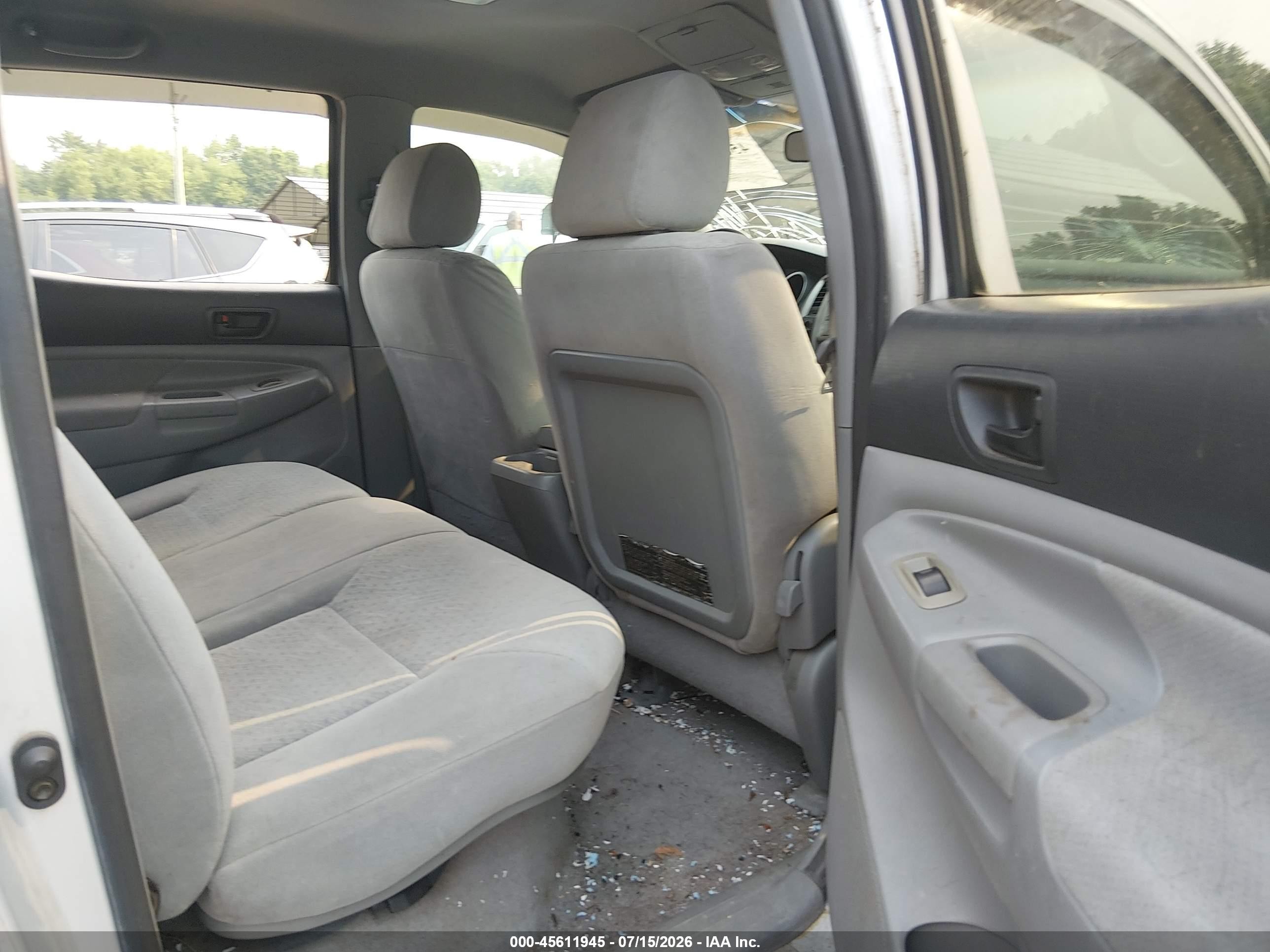 2006 Toyota Tacoma Base V6 Gray vin: 5TEMU52N76Z225360