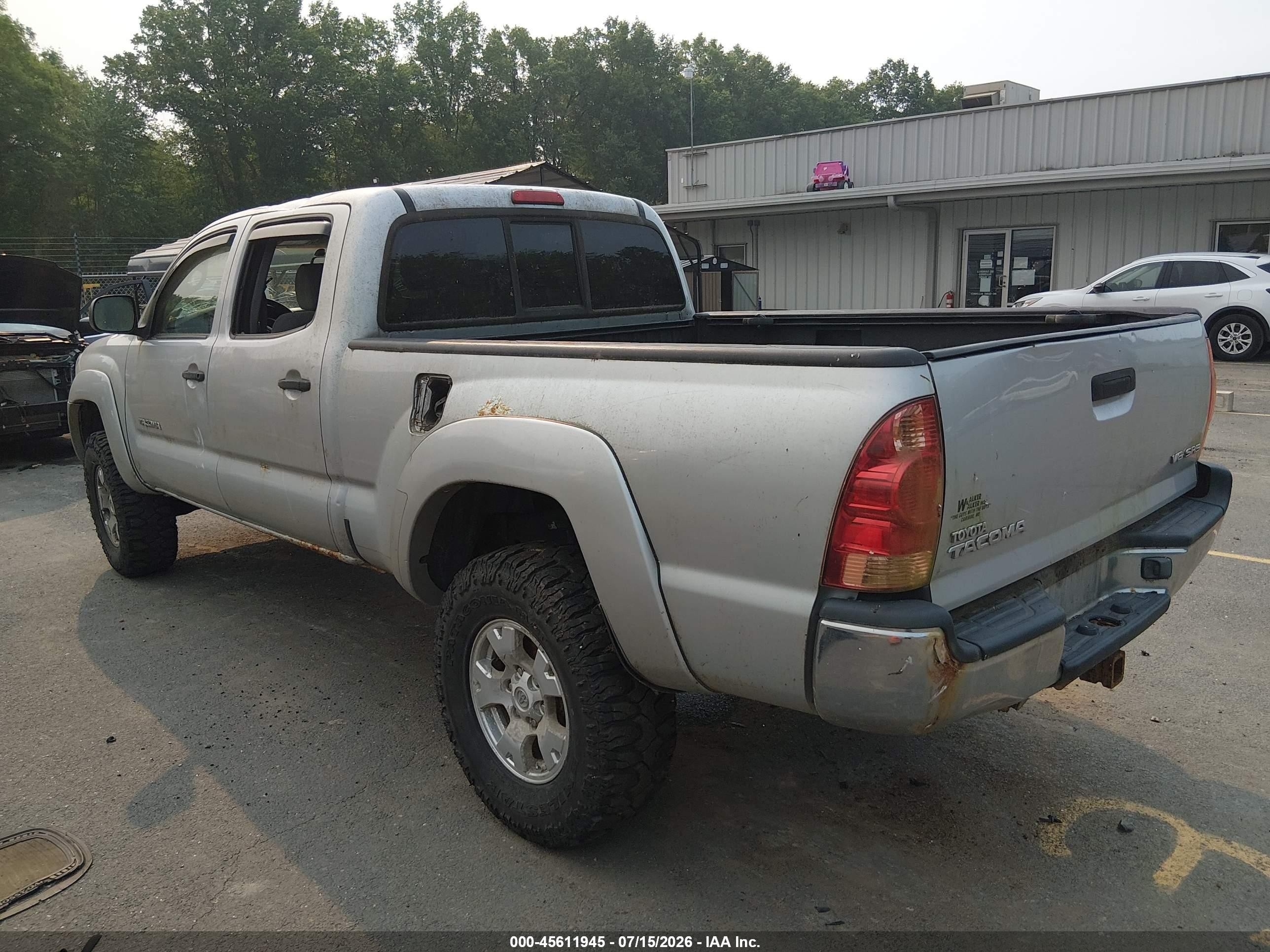 2006 Toyota Tacoma Base V6 Gray vin: 5TEMU52N76Z225360