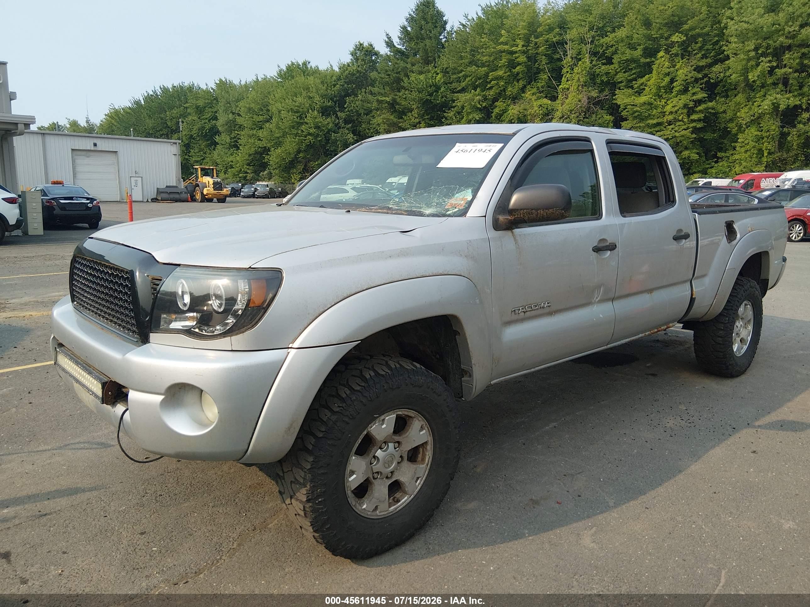 2006 Toyota Tacoma Base V6 Gray vin: 5TEMU52N76Z225360