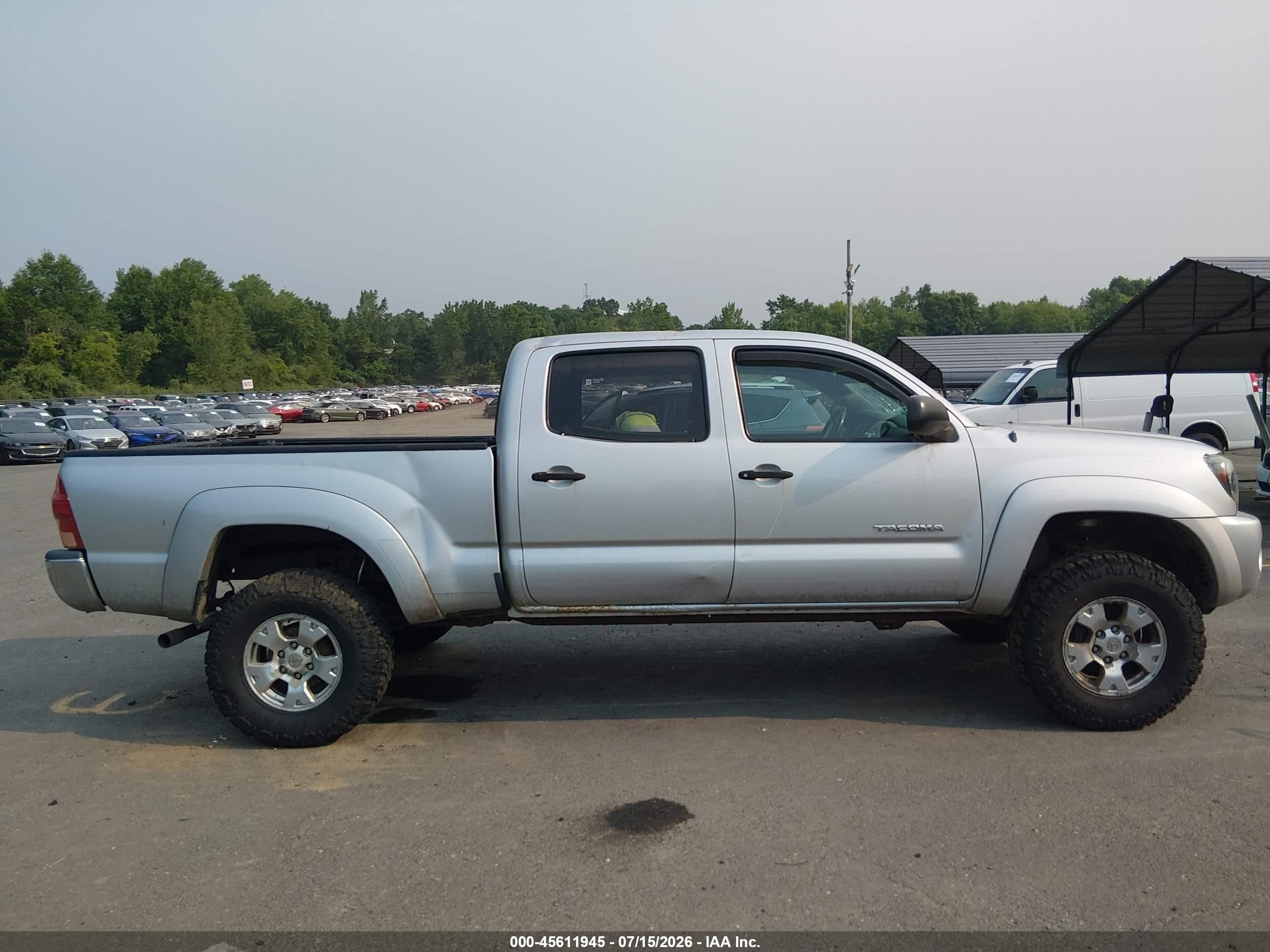 2006 Toyota Tacoma Base V6 Gray vin: 5TEMU52N76Z225360
