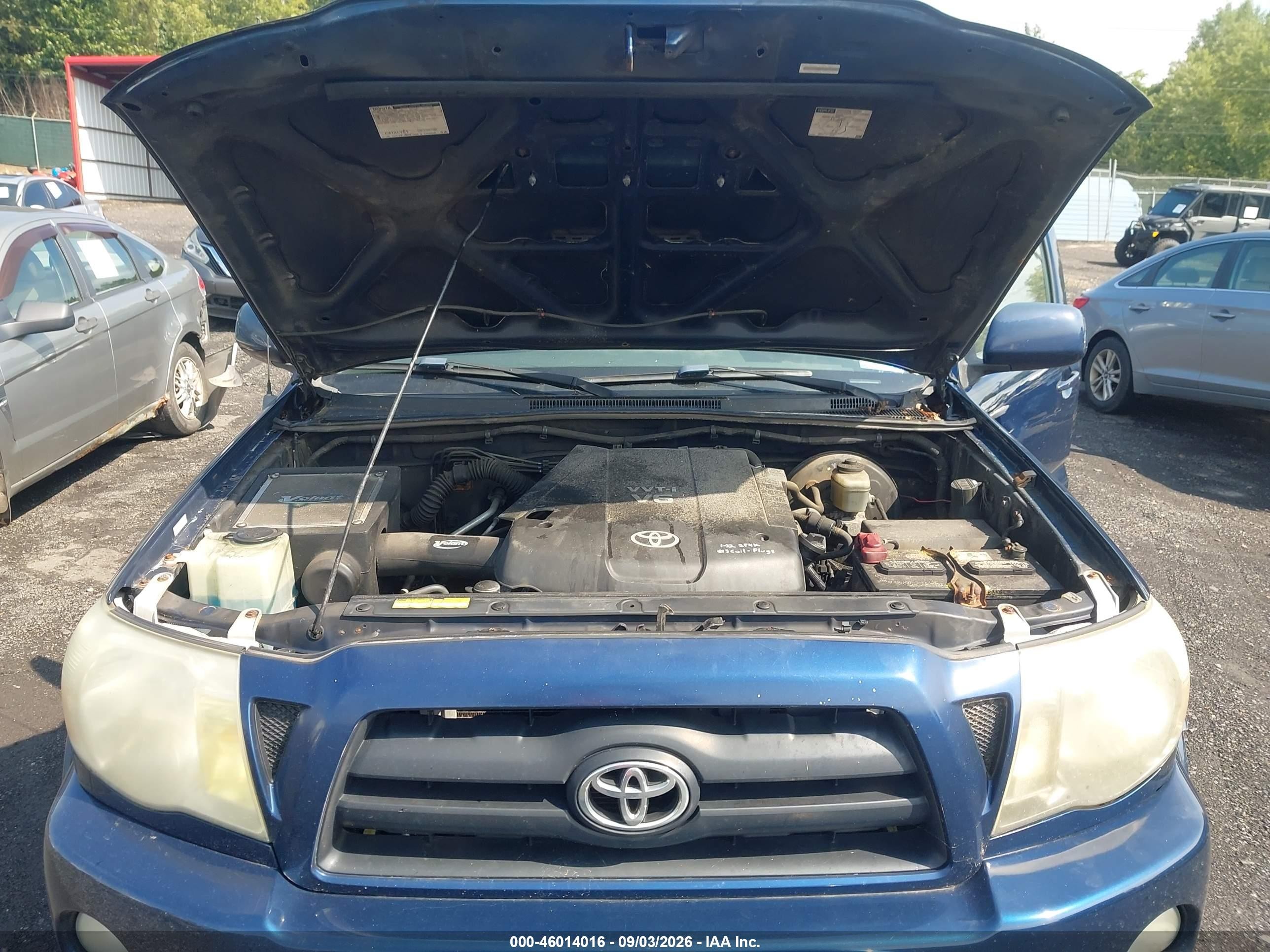 2006 Toyota Tacoma Base V6 Синий vin: 5TEMU52N76Z238965
