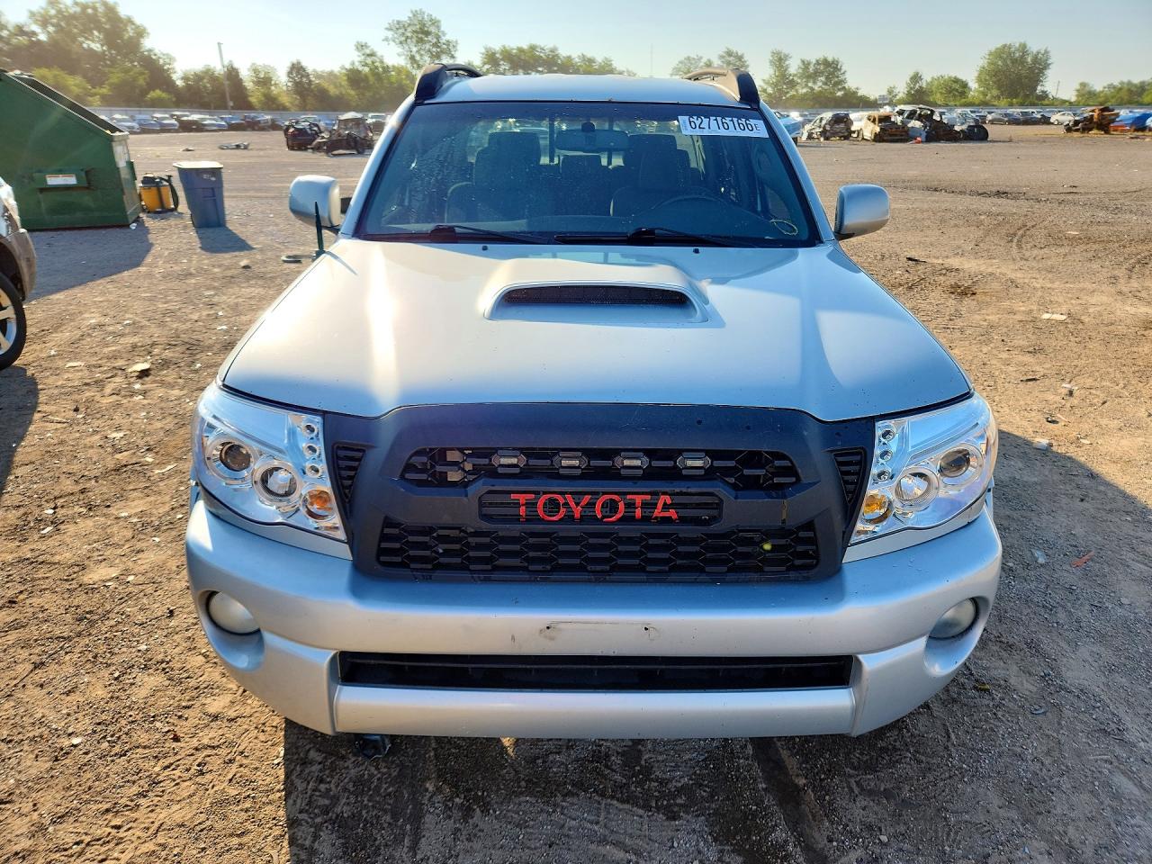 2007 Toyota Tacoma Double Cab Long Bed Silver vin: 5TEMU52N77Z337934
